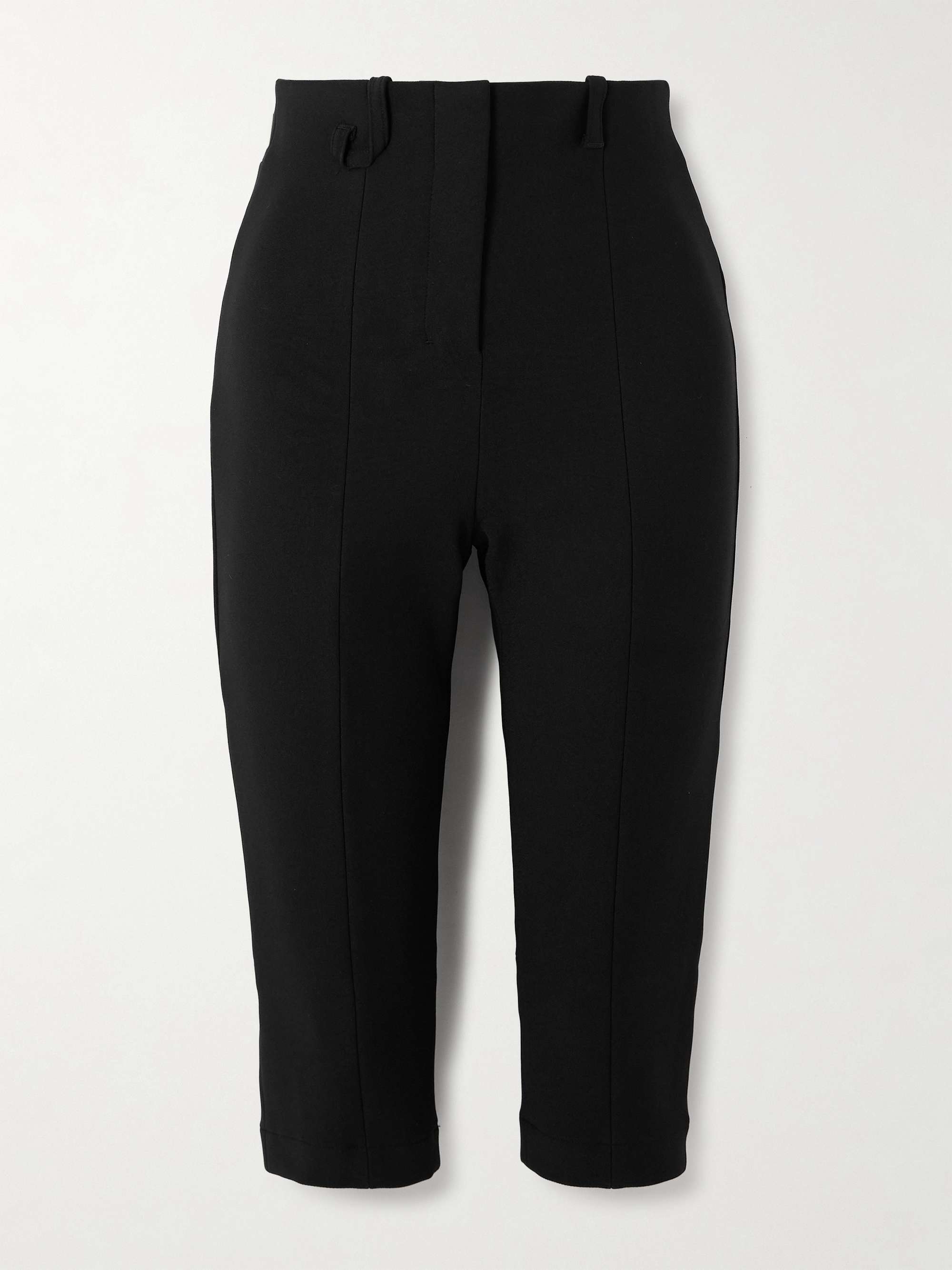 Capri cropped stretch-crepe slim-leg pants hero visual