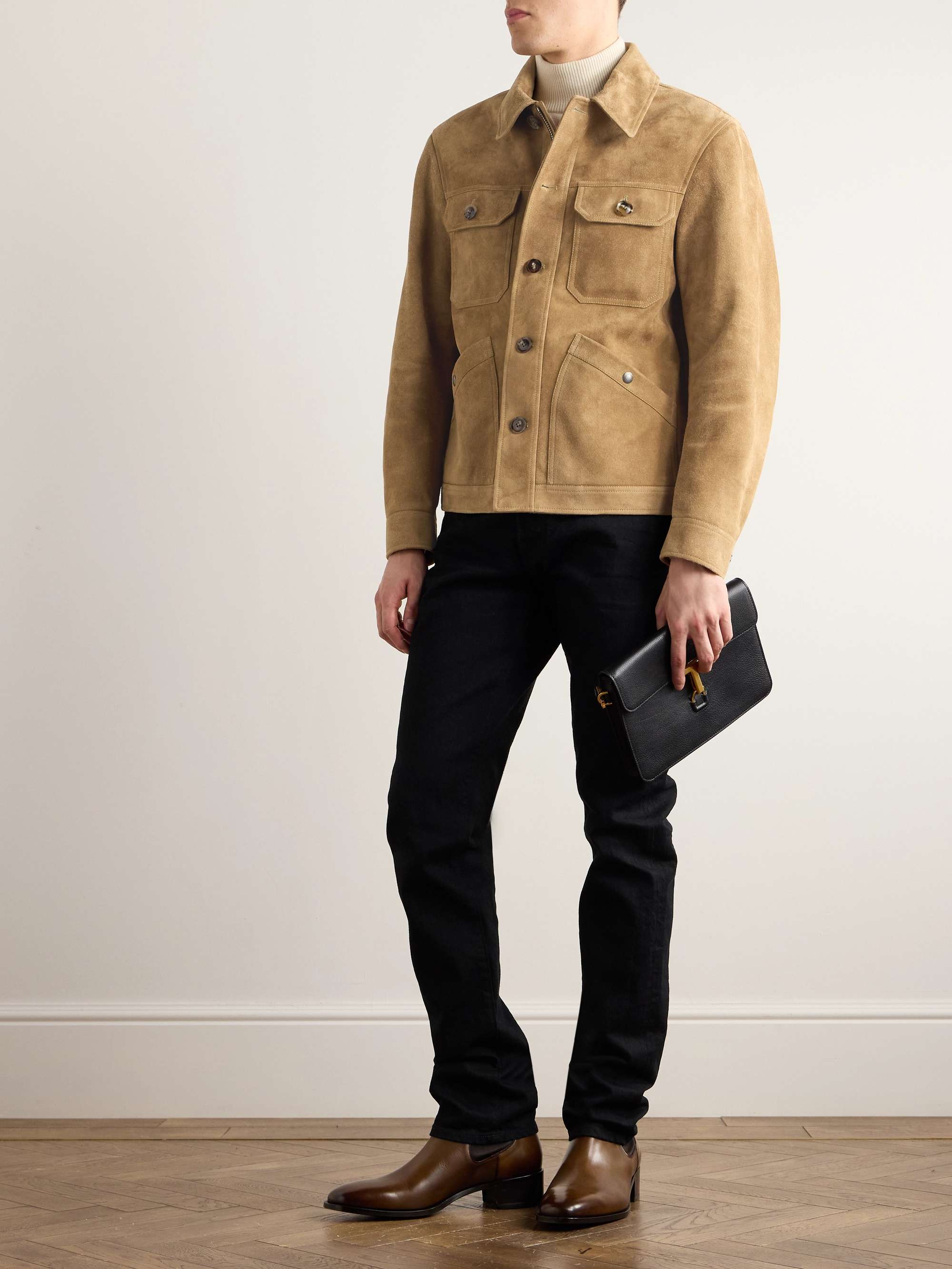 Heathered Suede Jacket view