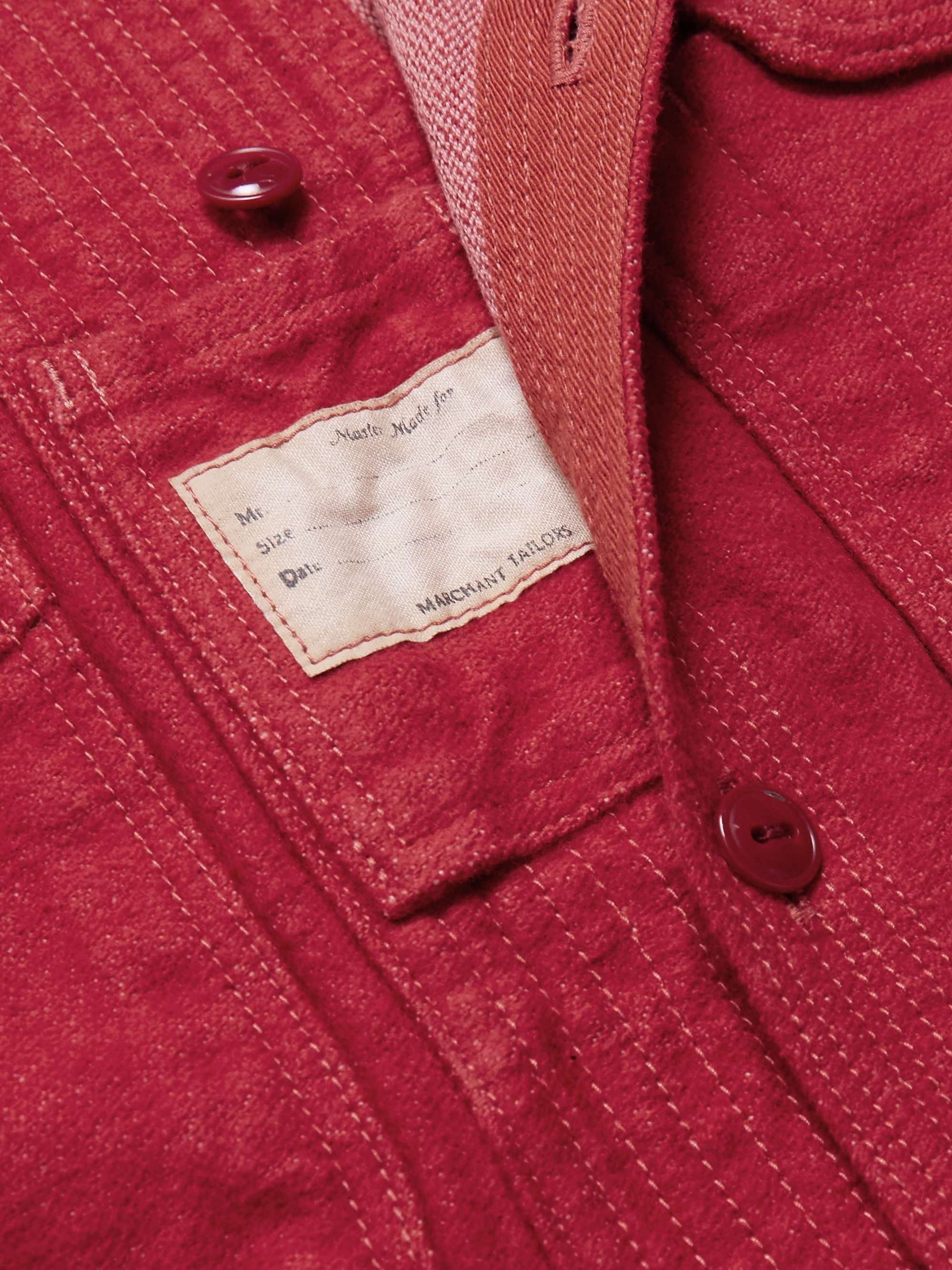 CPO Brushed Cotton-Fleece Shirt view