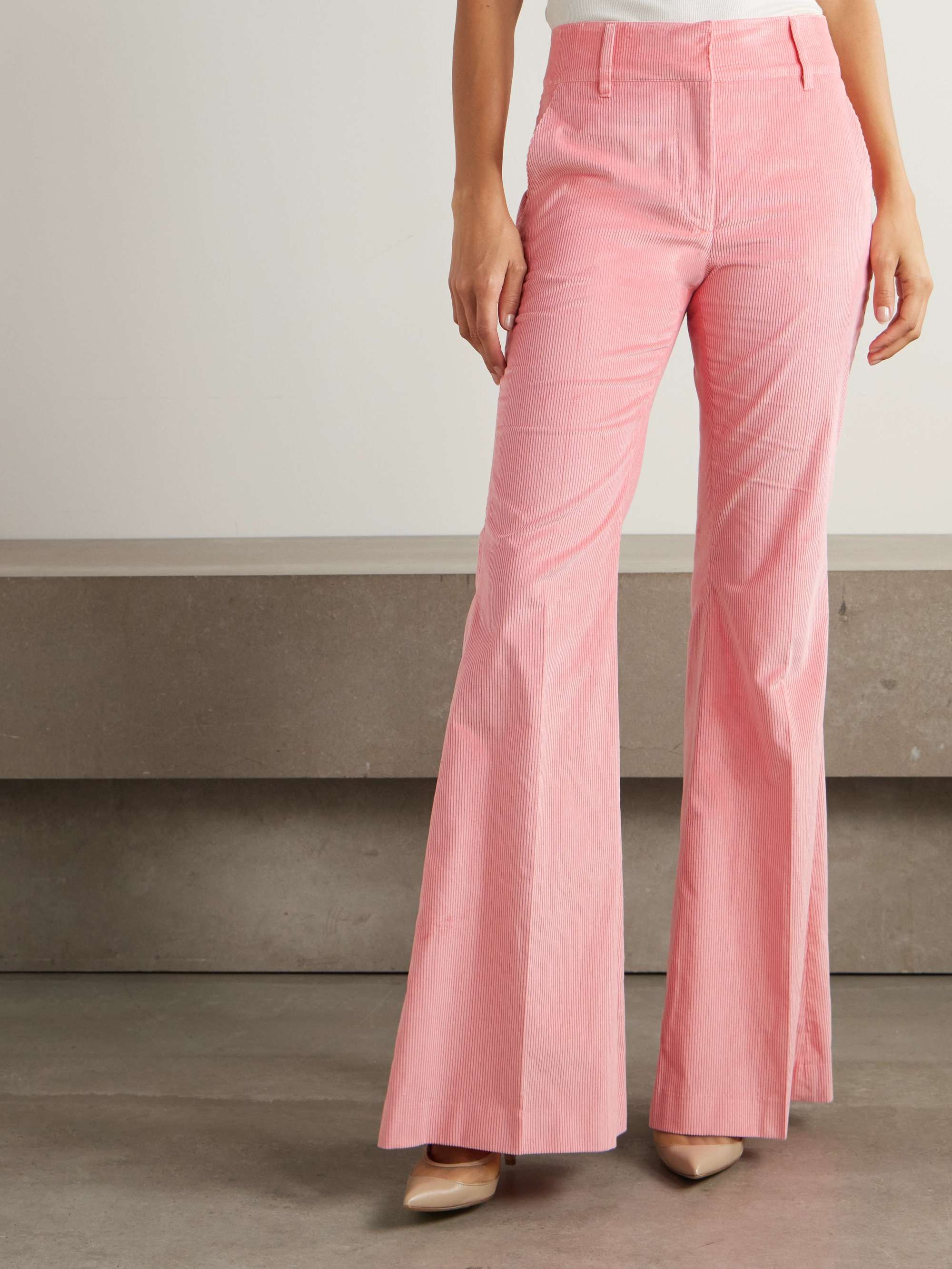 Ianthe cotton-corduroy flared pants view