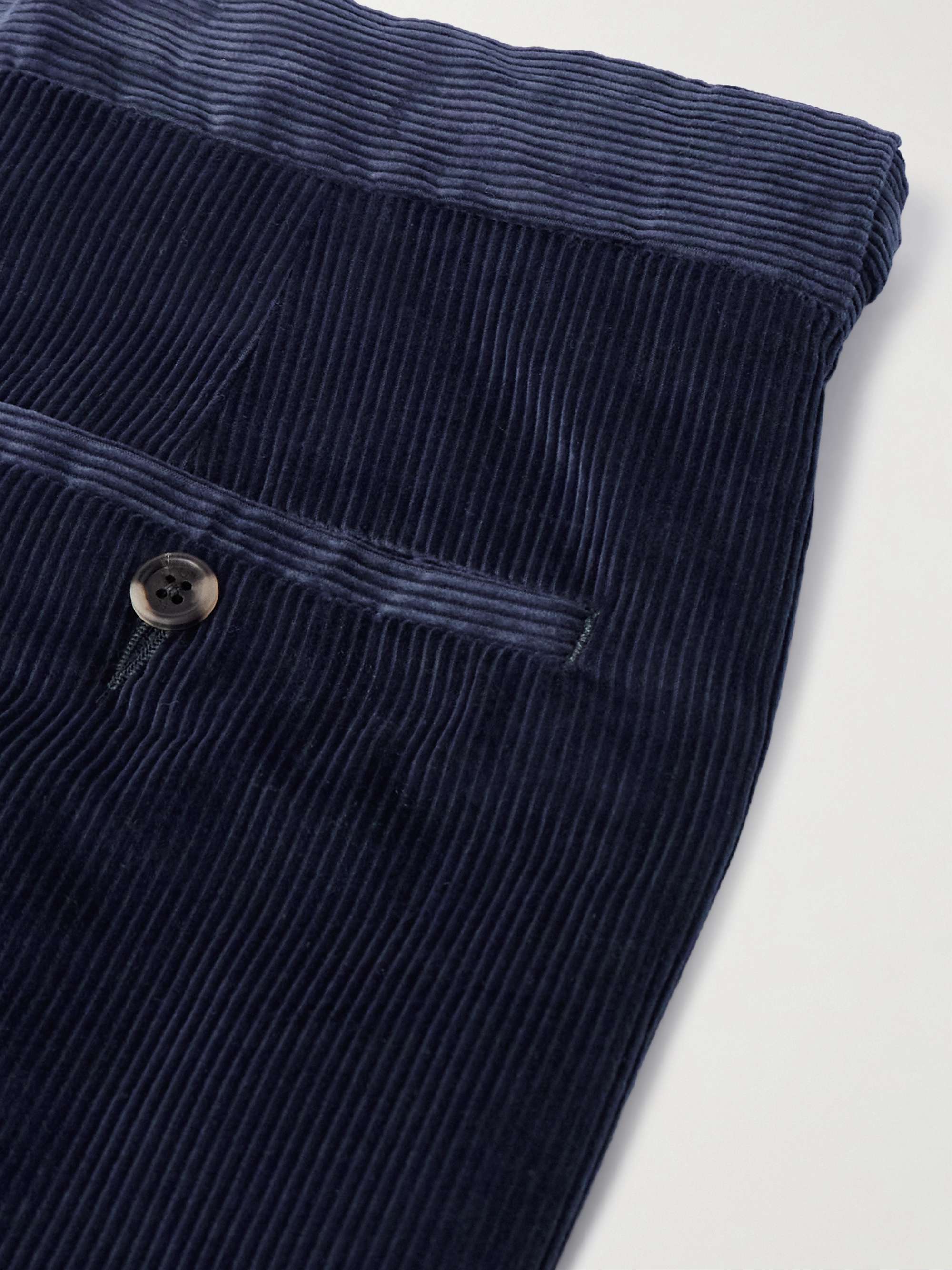 Sebastian Straight-Leg Cotton-Corduroy Suit Trousers view