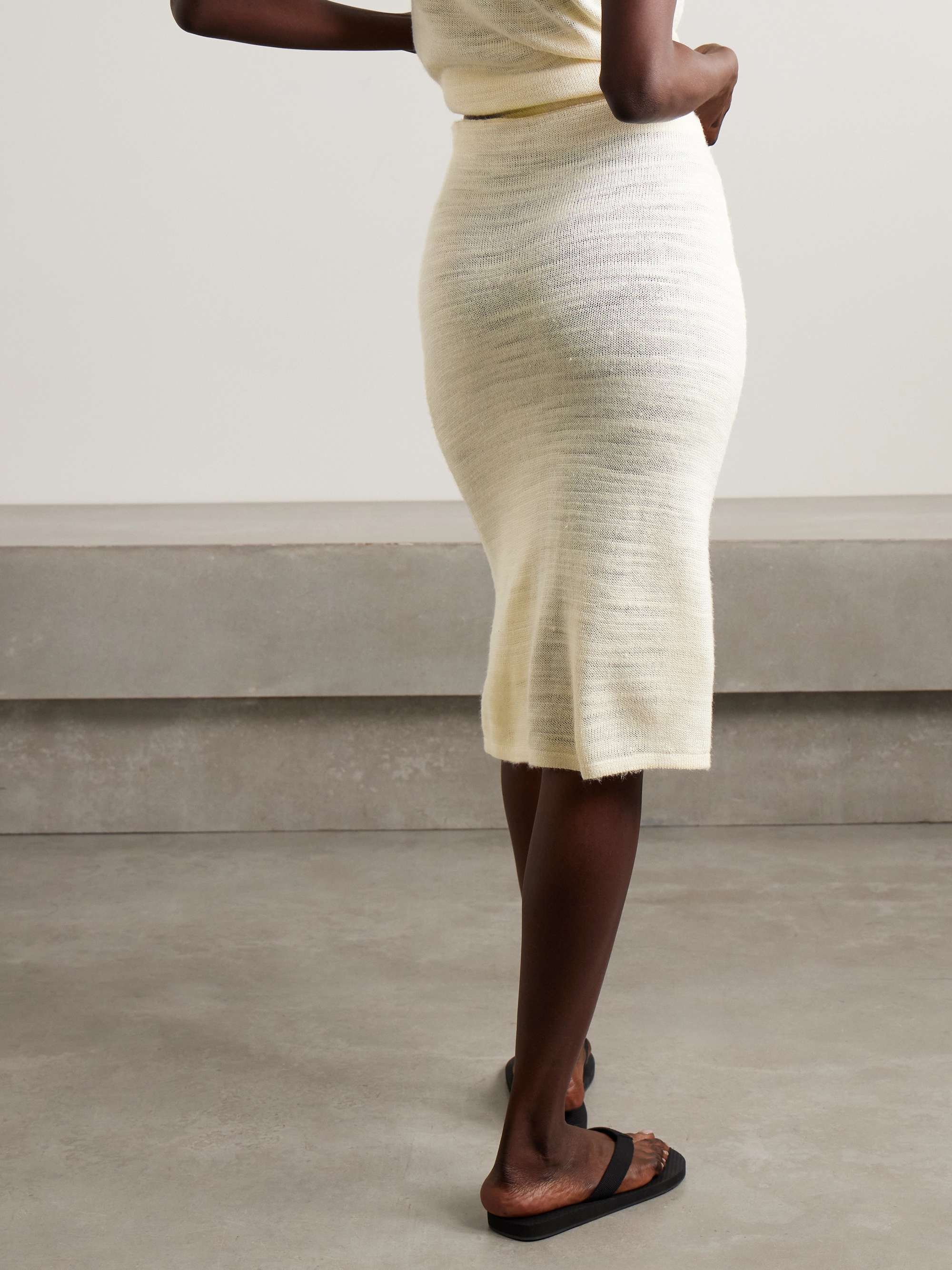 Jesto silk-blend skirt view
