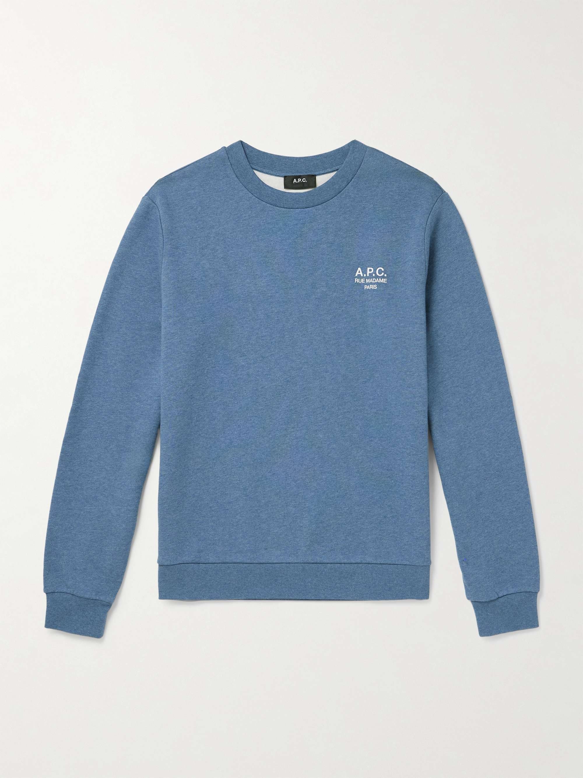 Logo-Embroidered Organic Cotton-Jersey Sweatshirt hero visual