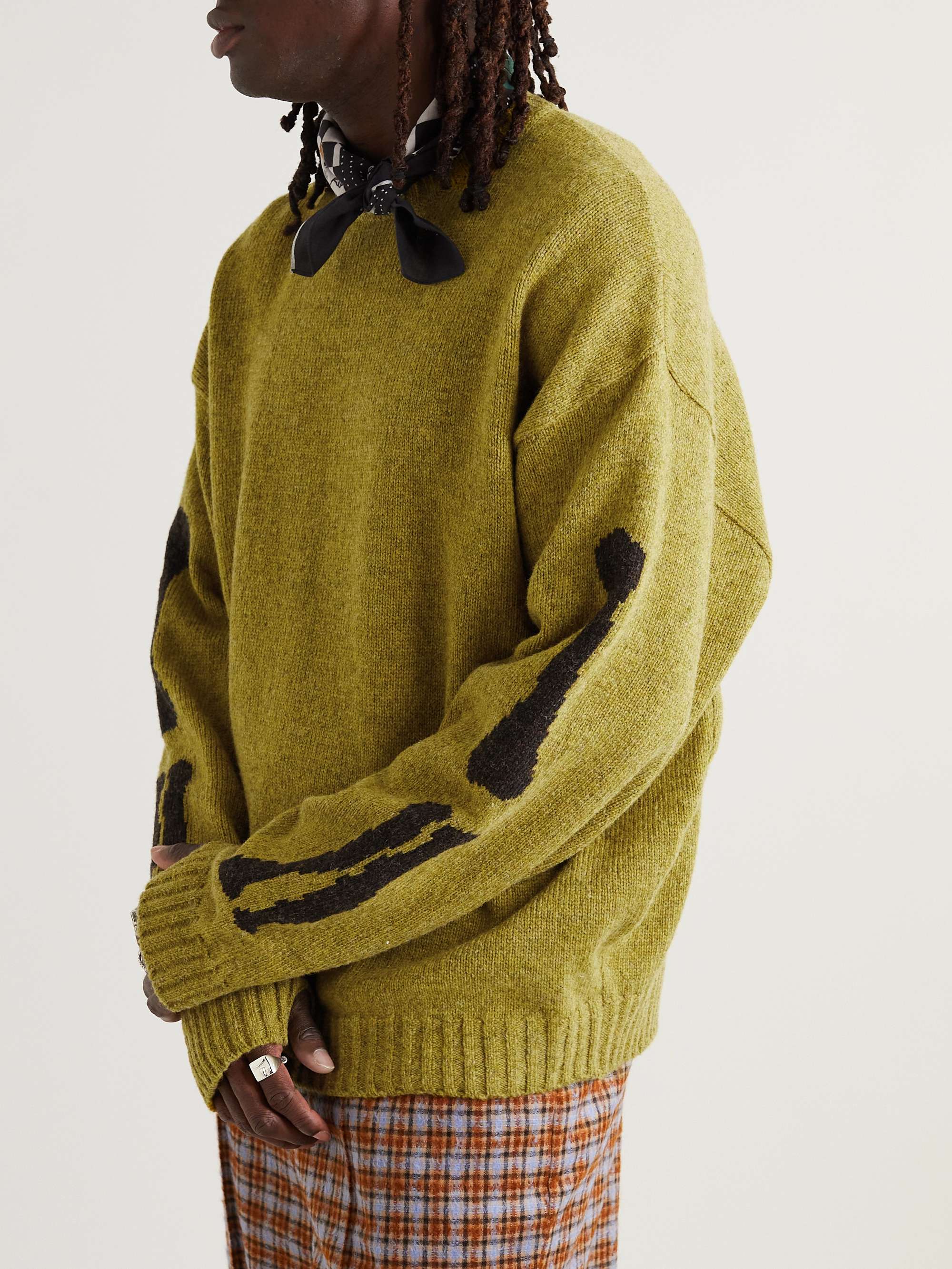 Intarsia Wool Sweater view