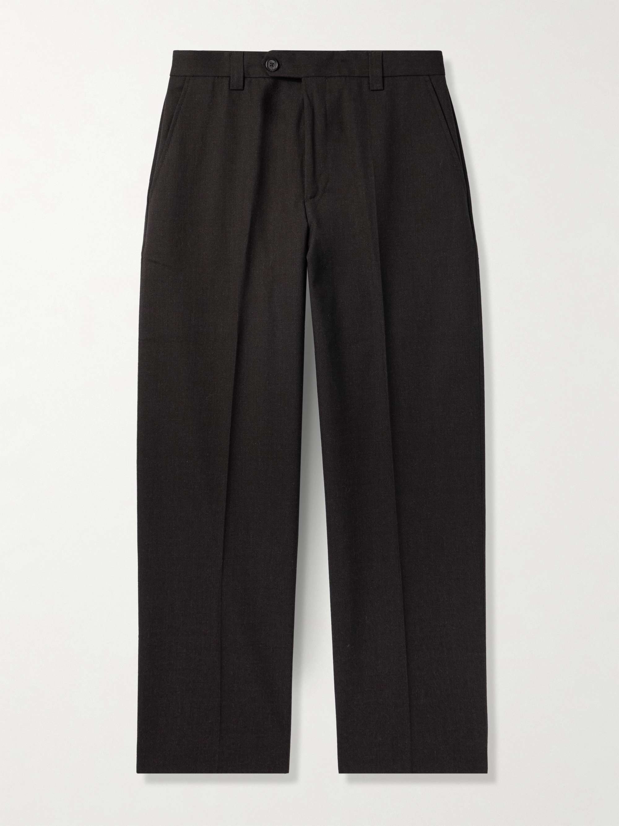 Study Straight-Leg Wool and Cotton-Blend Twill Trousers hero visual