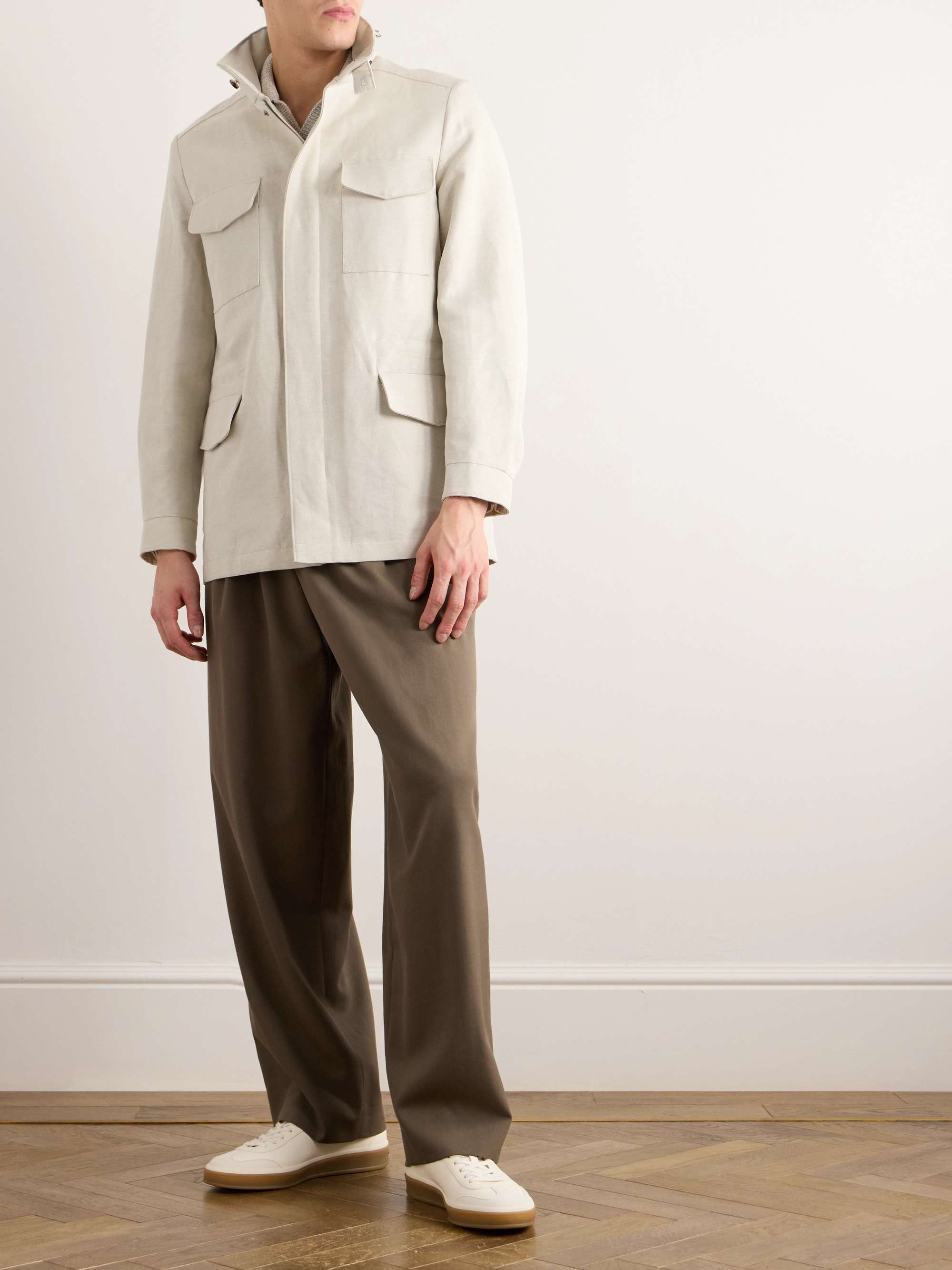 Traveler Rain System® Cotton and Linen-Blend Field Jacket view