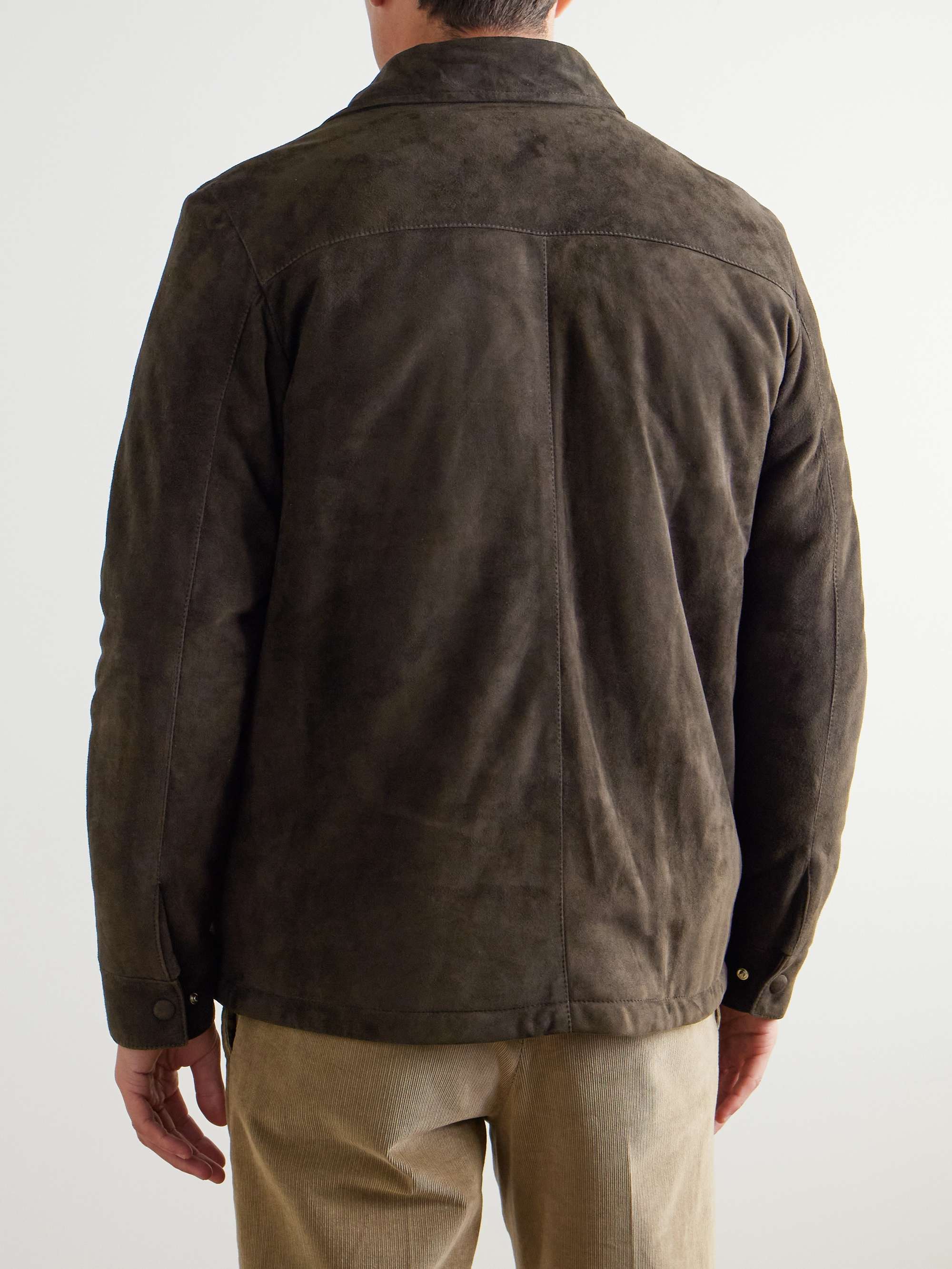 Robert Padded Suede Jacket view
