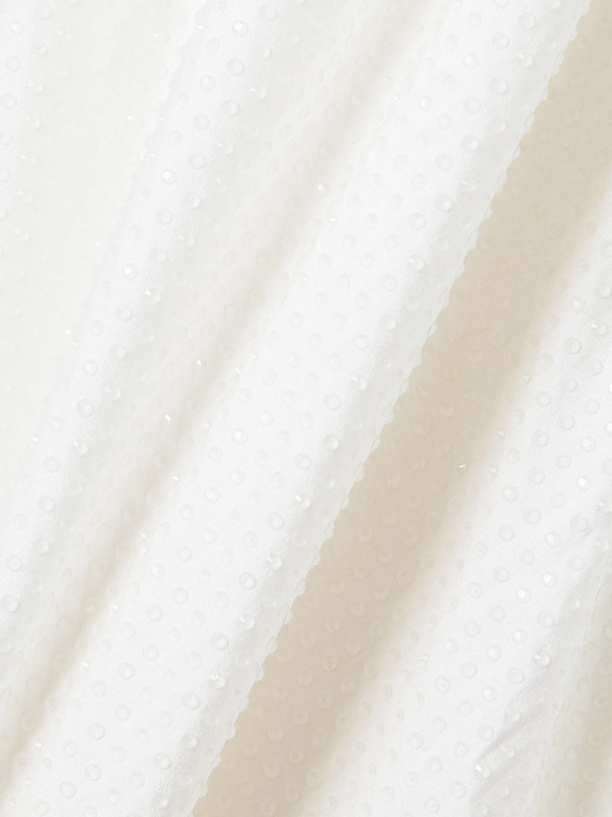 Shanna crystal-embellished satin-crepe midi dress view