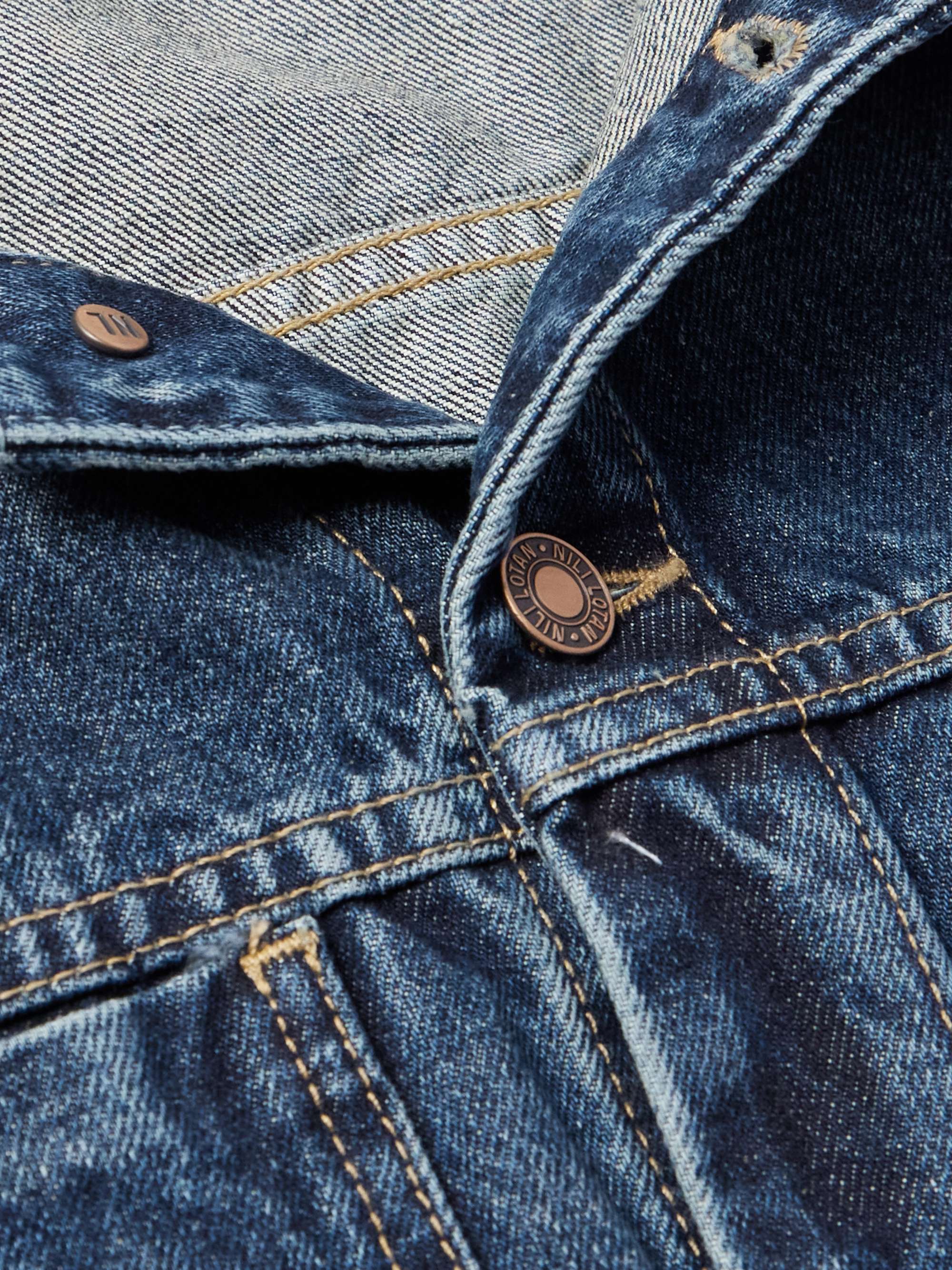 Chester Cotton-Corduroy Trimmed Denim Jacket view