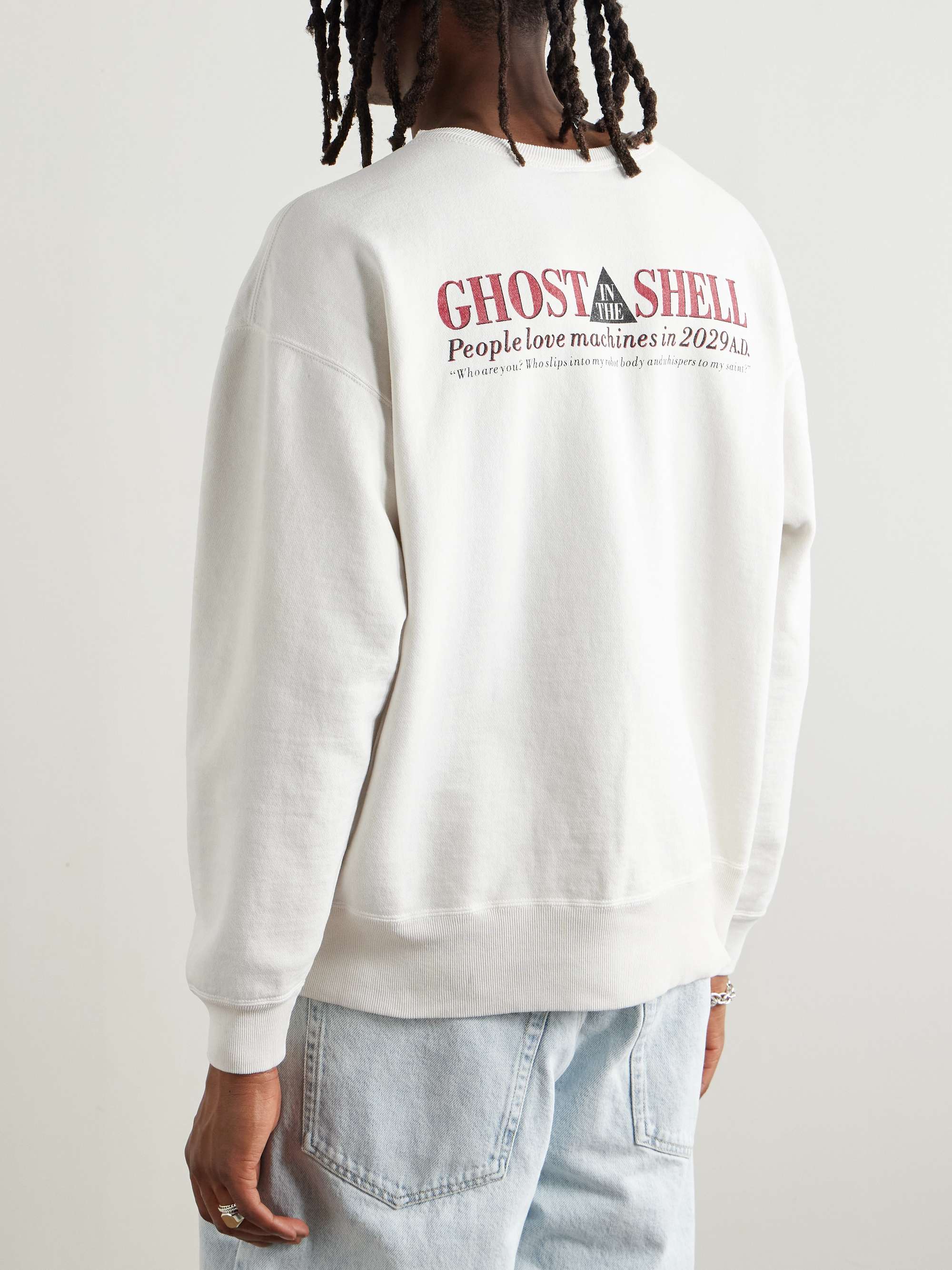 + Ghost in the Shell Printed Cotton-Jersey Sweatshirt view