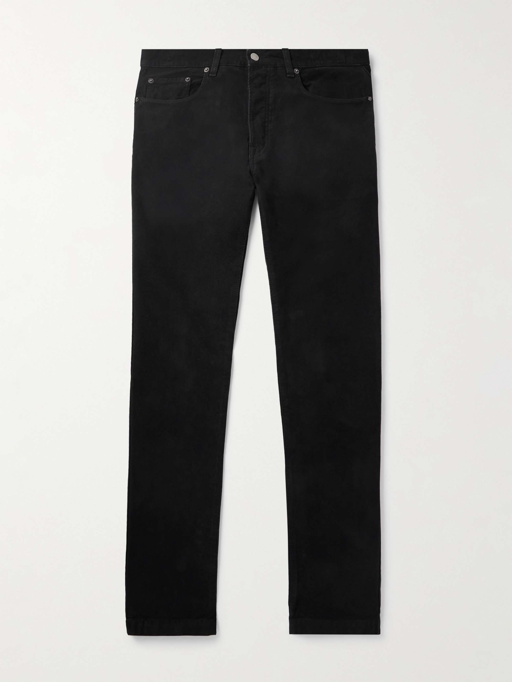 Alunga Slim-Fit Cotton-Moleskin Trousers hero visual