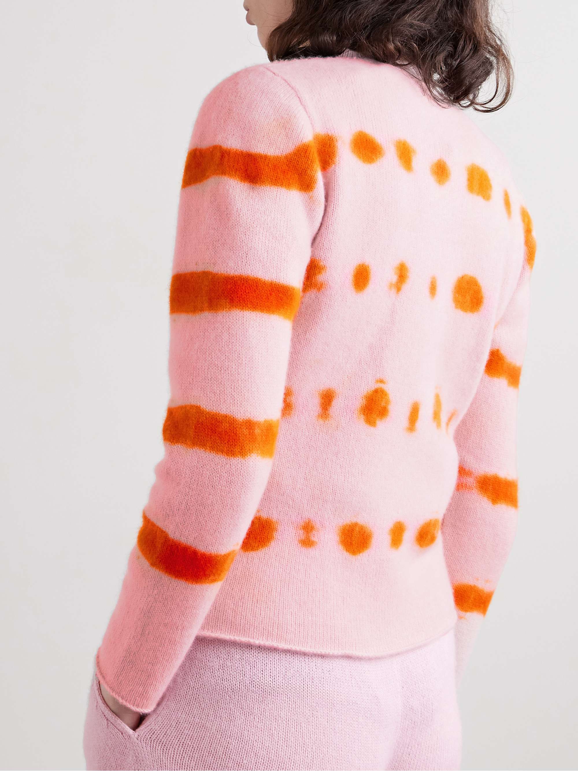 Rave tie-dyed brushed-cashmere sweater view