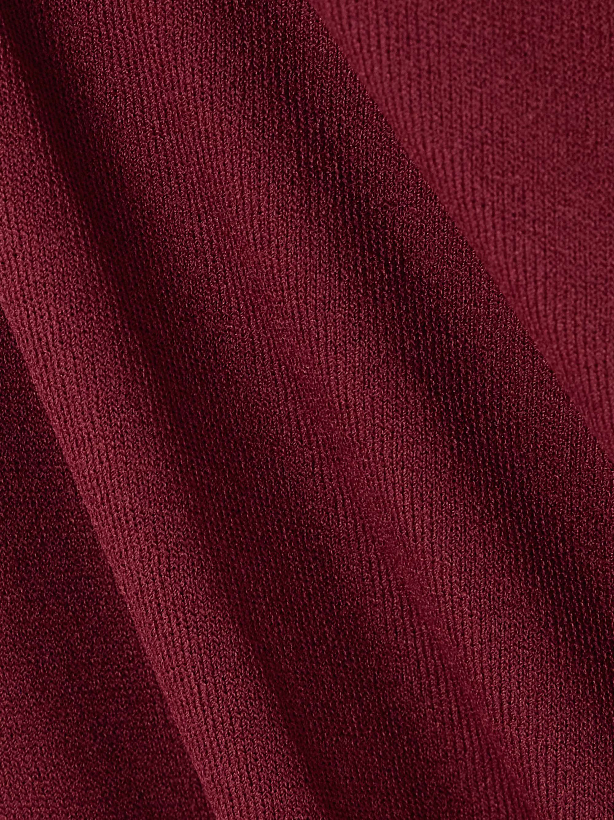 Robb ruched knitted midi dress view