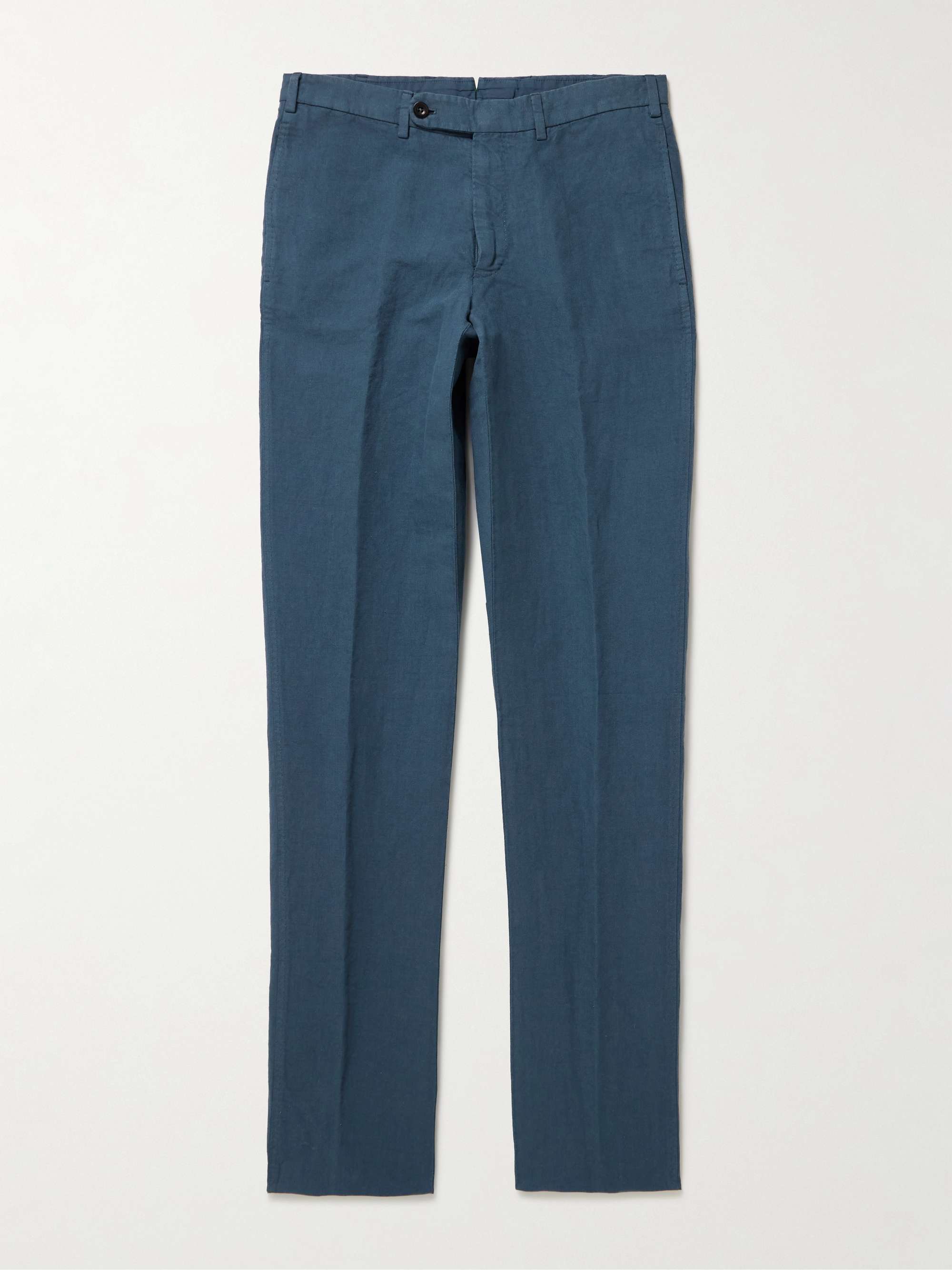 Sport Straight-Leg Hemp and Cotton-Blend Canvas Trousers hero visual