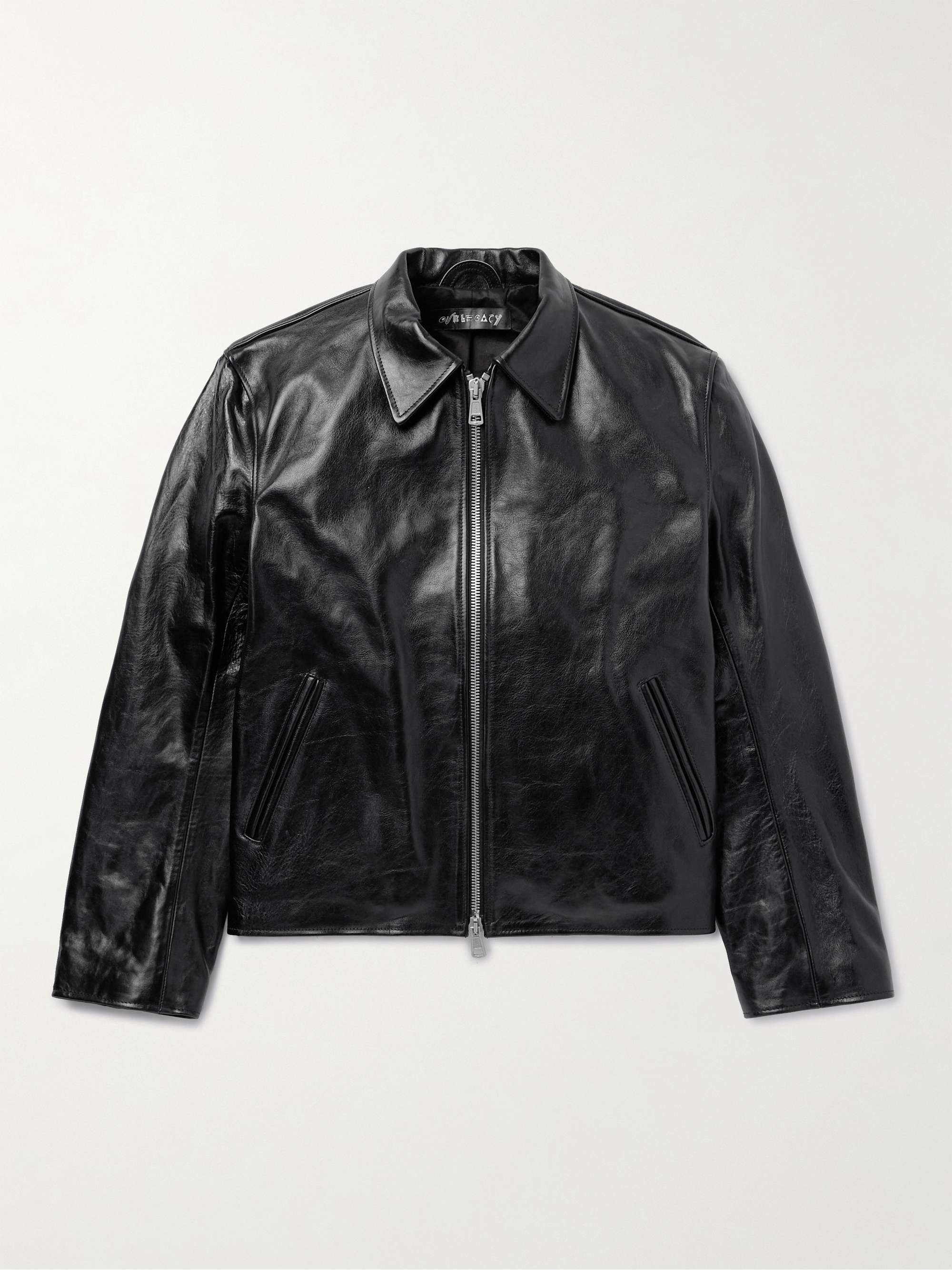 Mini Leather Blouson Jacket hero visual
