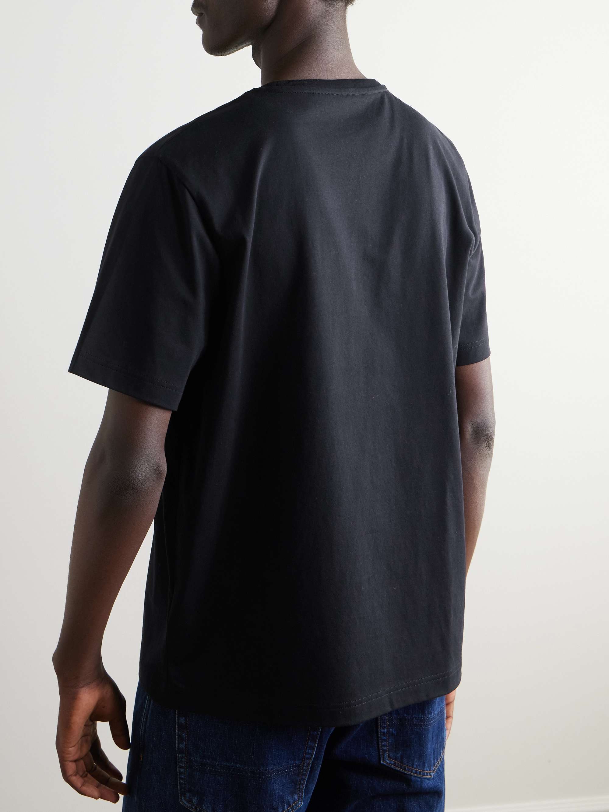 Collegiate Logo-Appliquéd Cotton-Jersey T-Shirt view