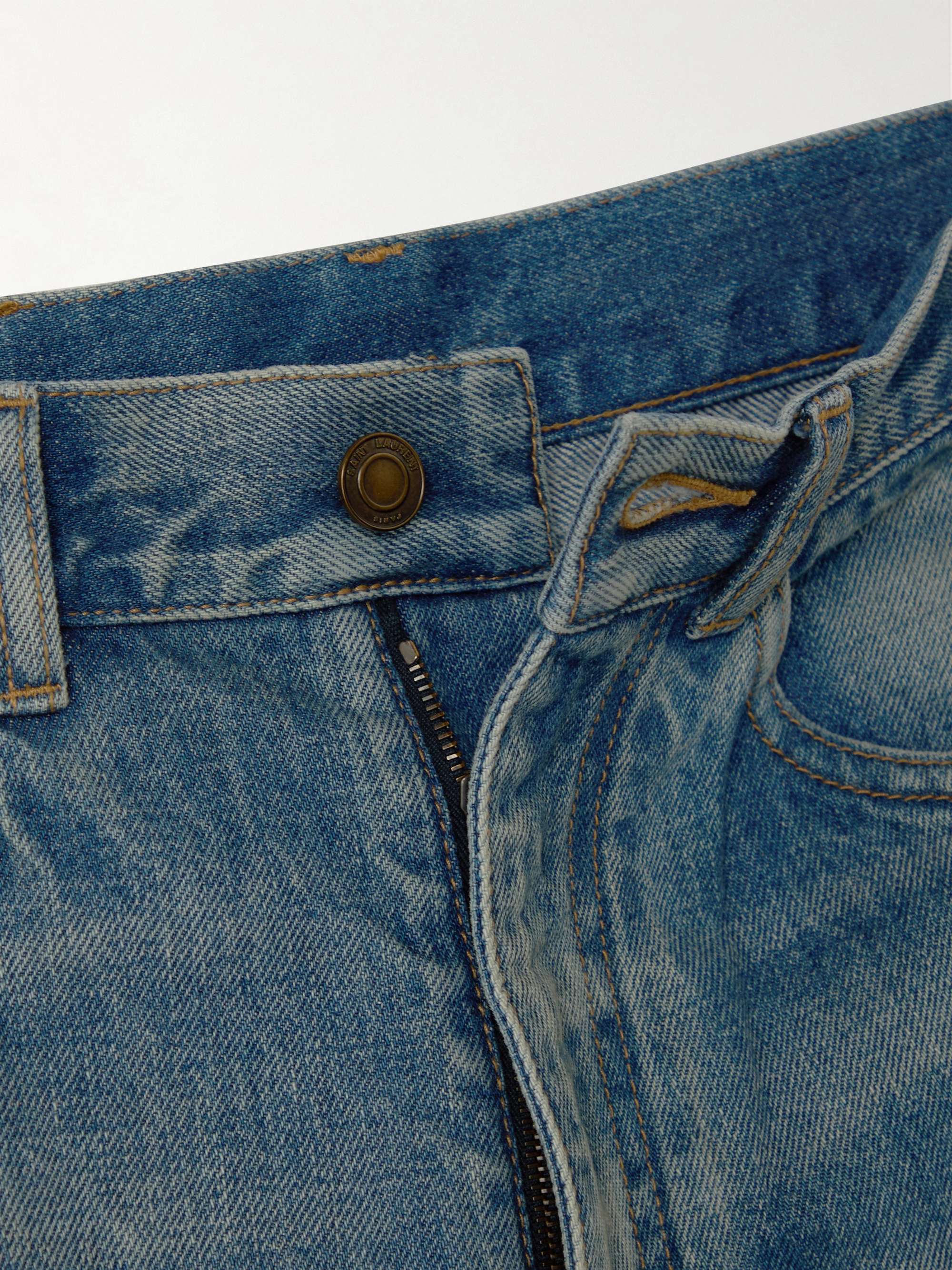High-rise bootcut jeans view
