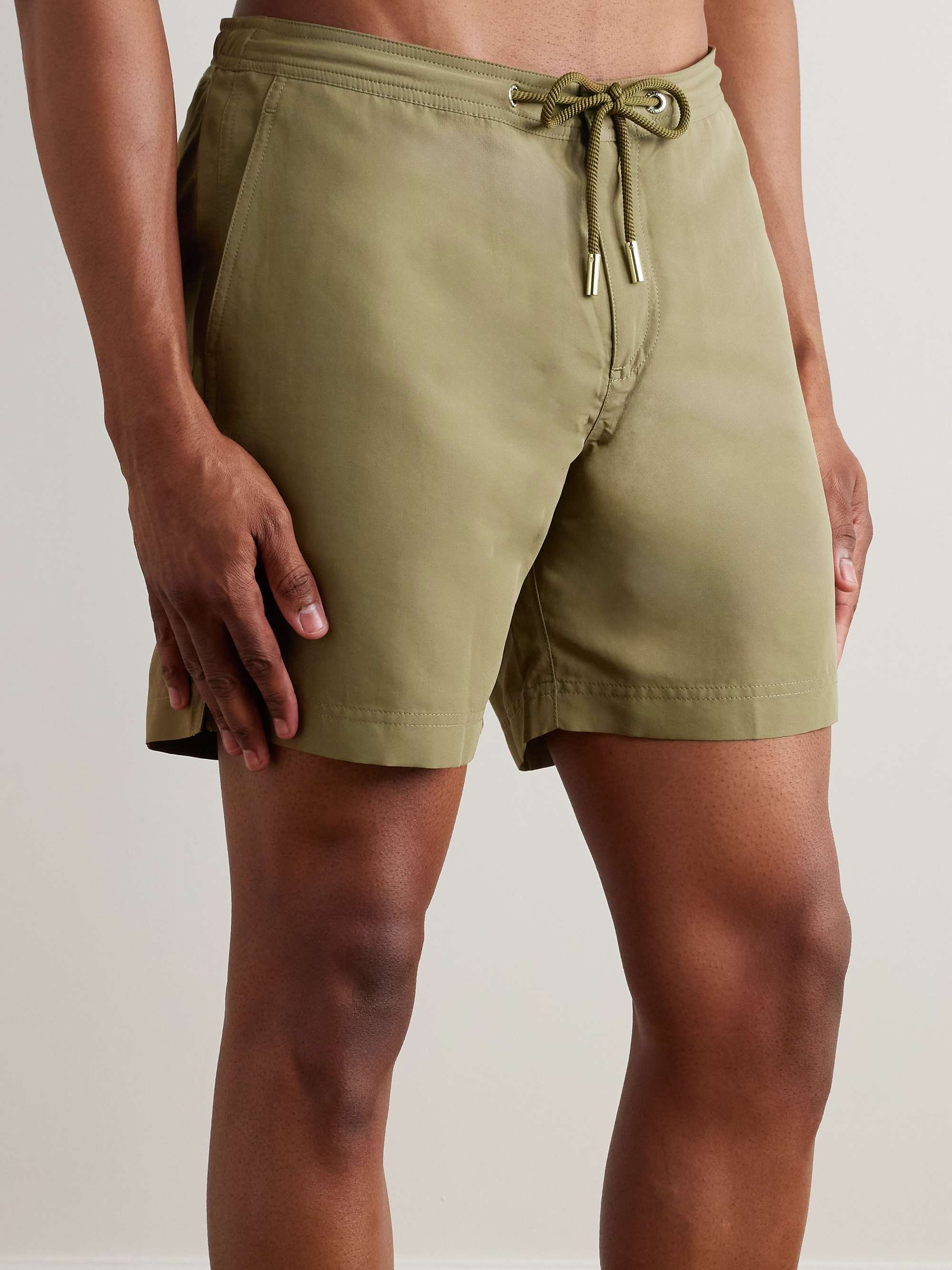 Bulldog Slim-Fit Mid-Length Recycled Swim Shorts view