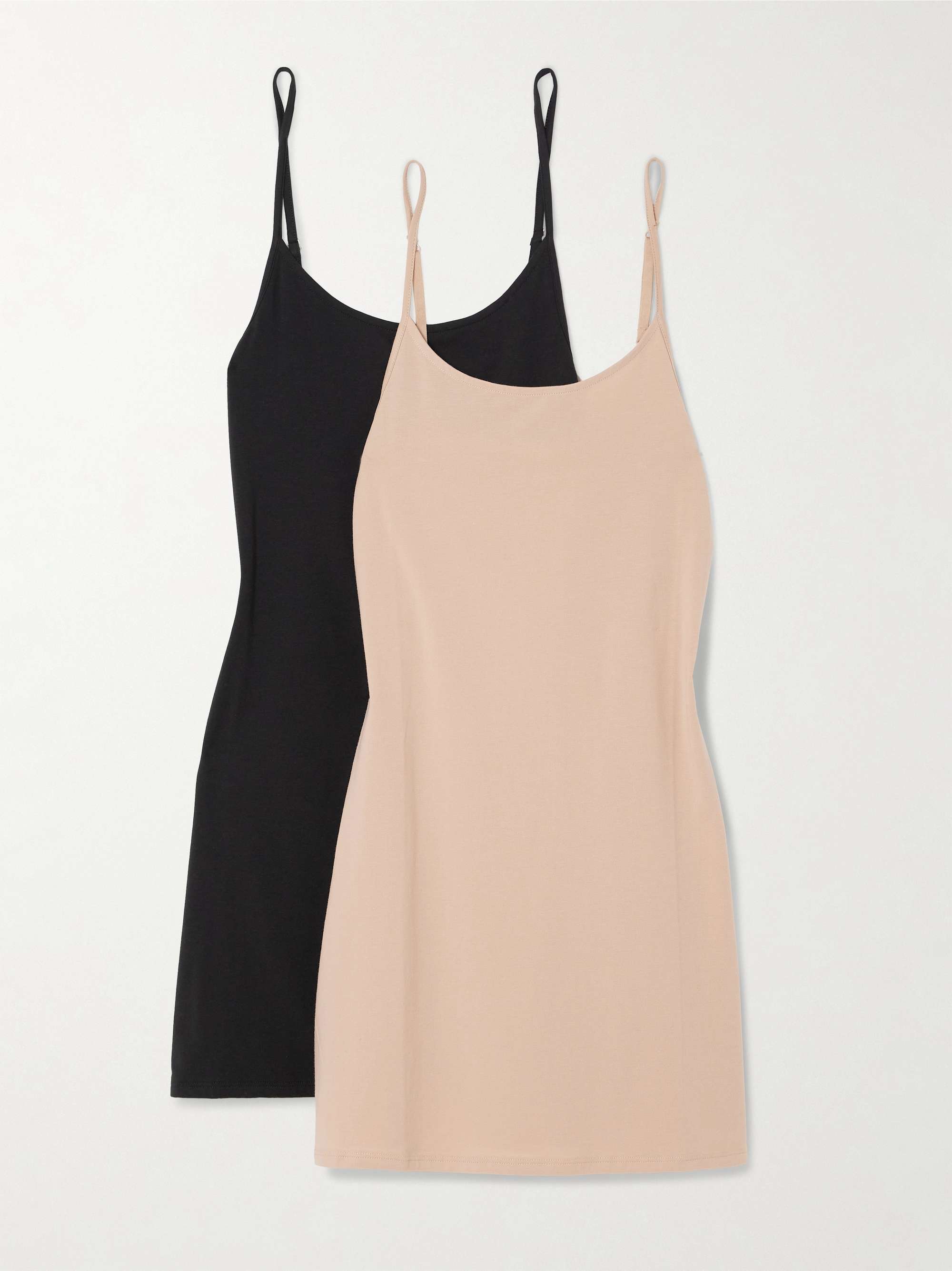 Ginny set of two stretch organic Pima cotton-jersey tanks hero visual