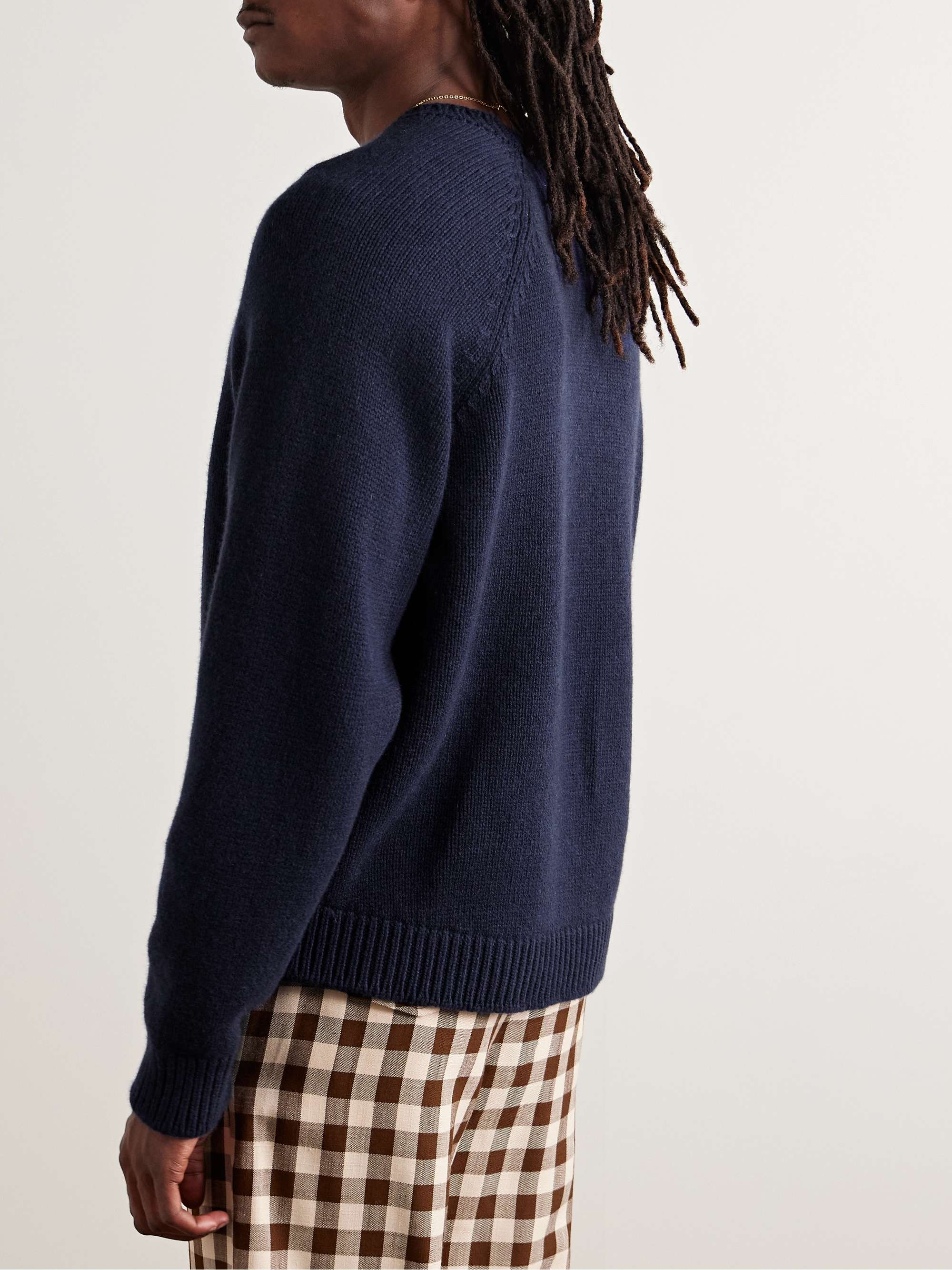Intarsia Cashmere Sweater view