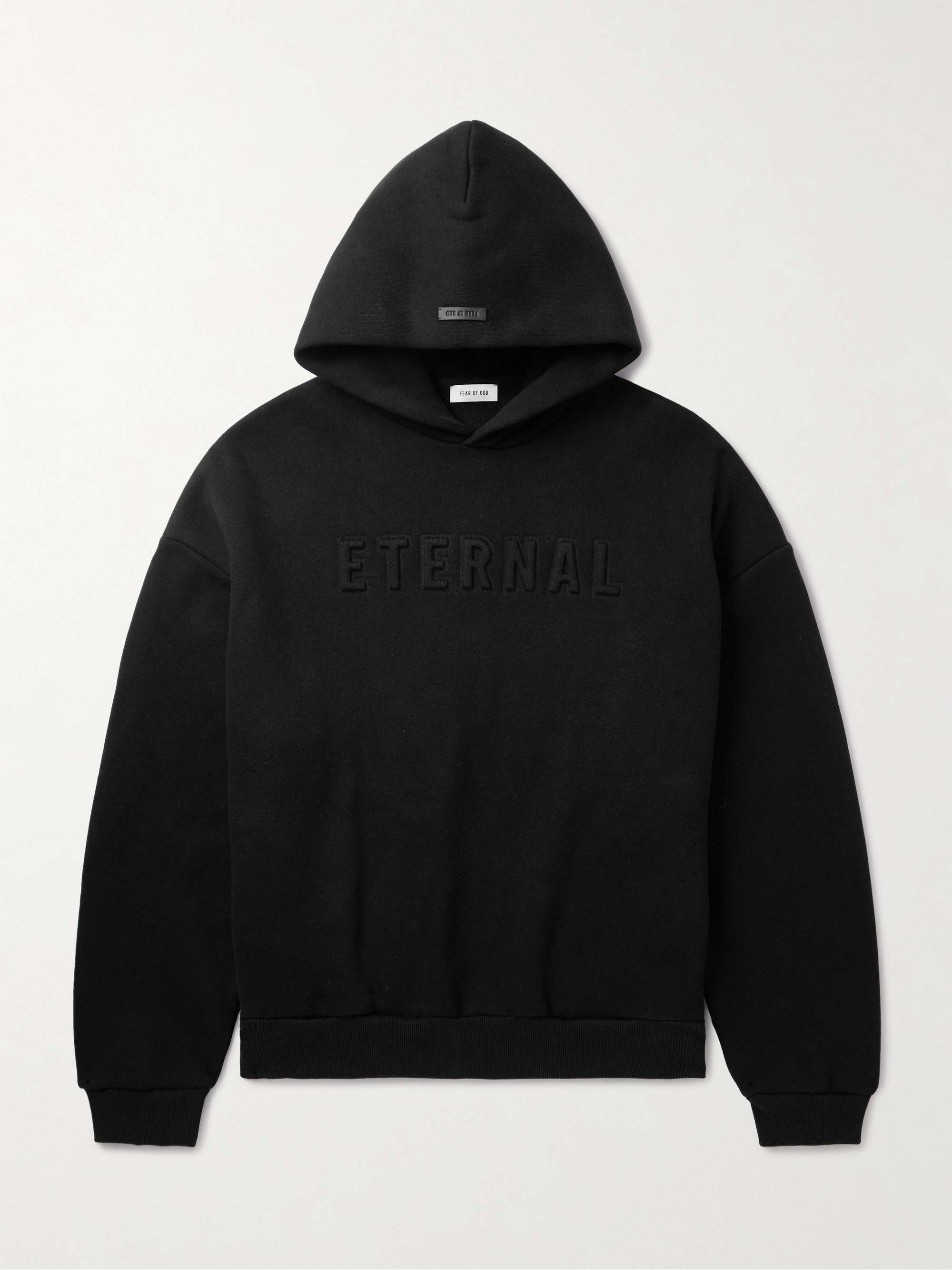 Eternal Logo-Embossed Cotton-Blend Jersey Hoodie hero visual