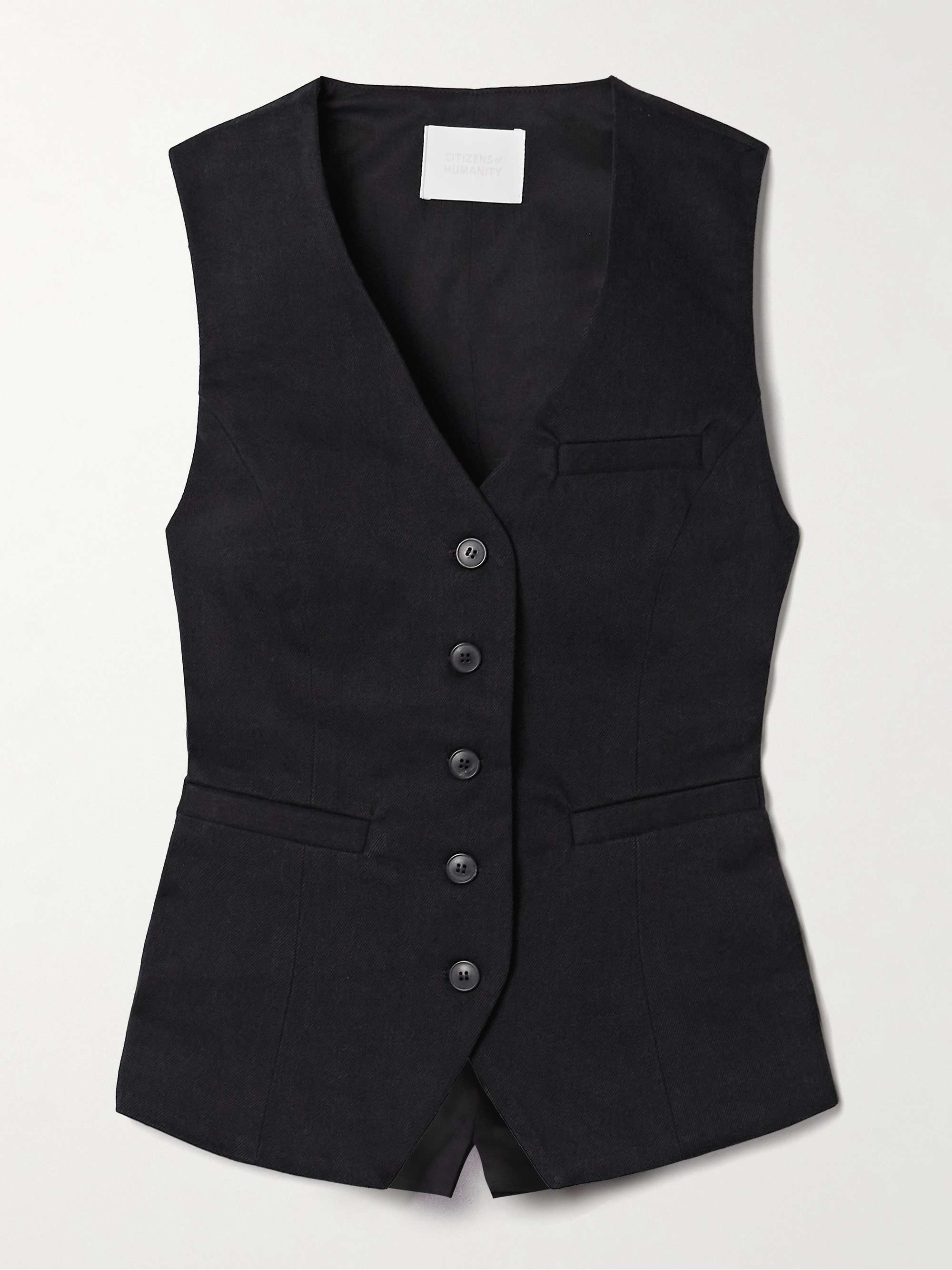 Jasmin cotton-twill vest hero visual