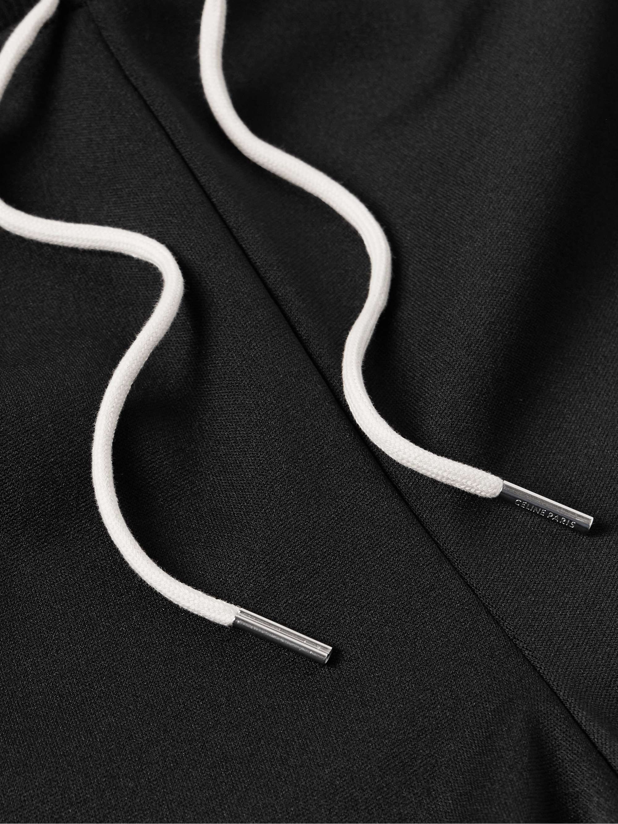 Straight-Leg Striped Jersey Sweatpants view