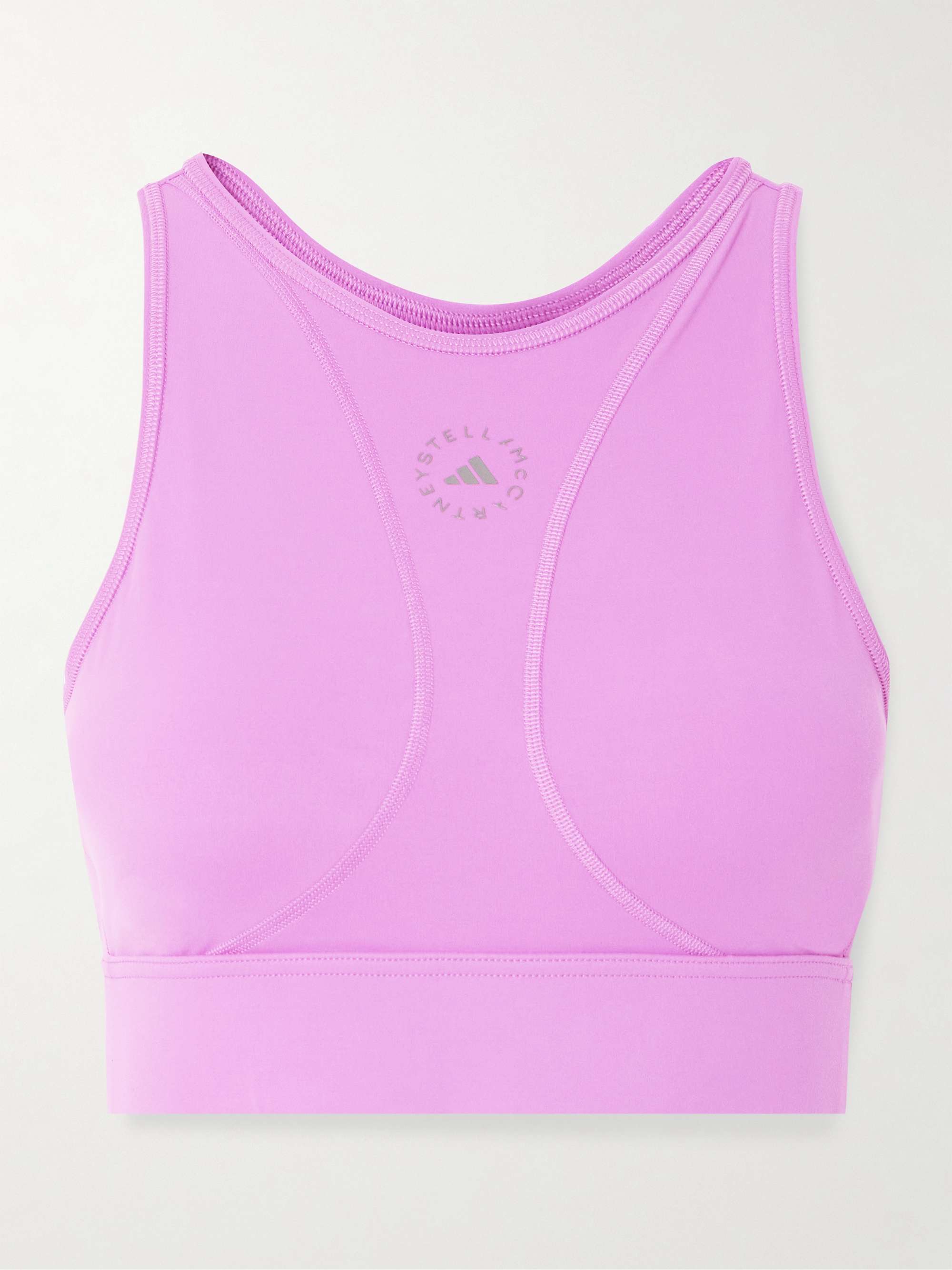 TrueStrength recycled stretch sports bra hero visual