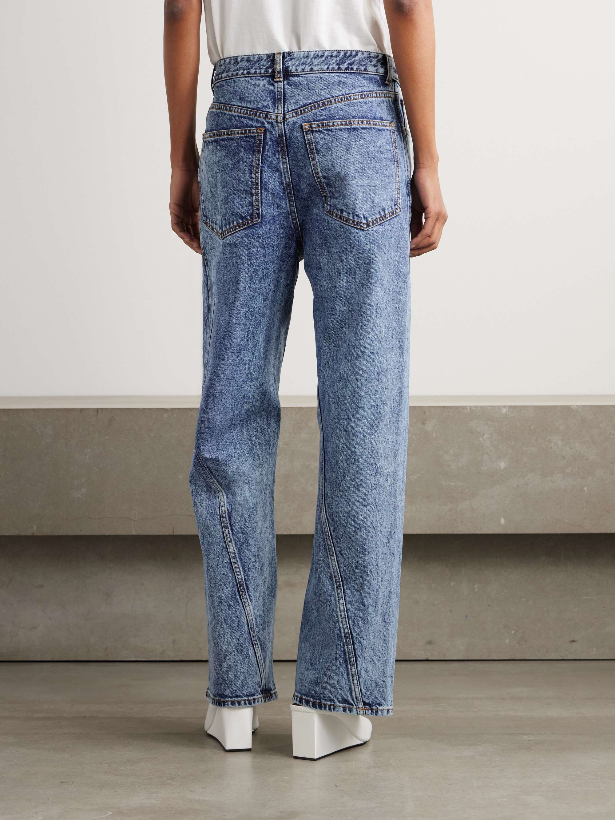 Paneled jeans view