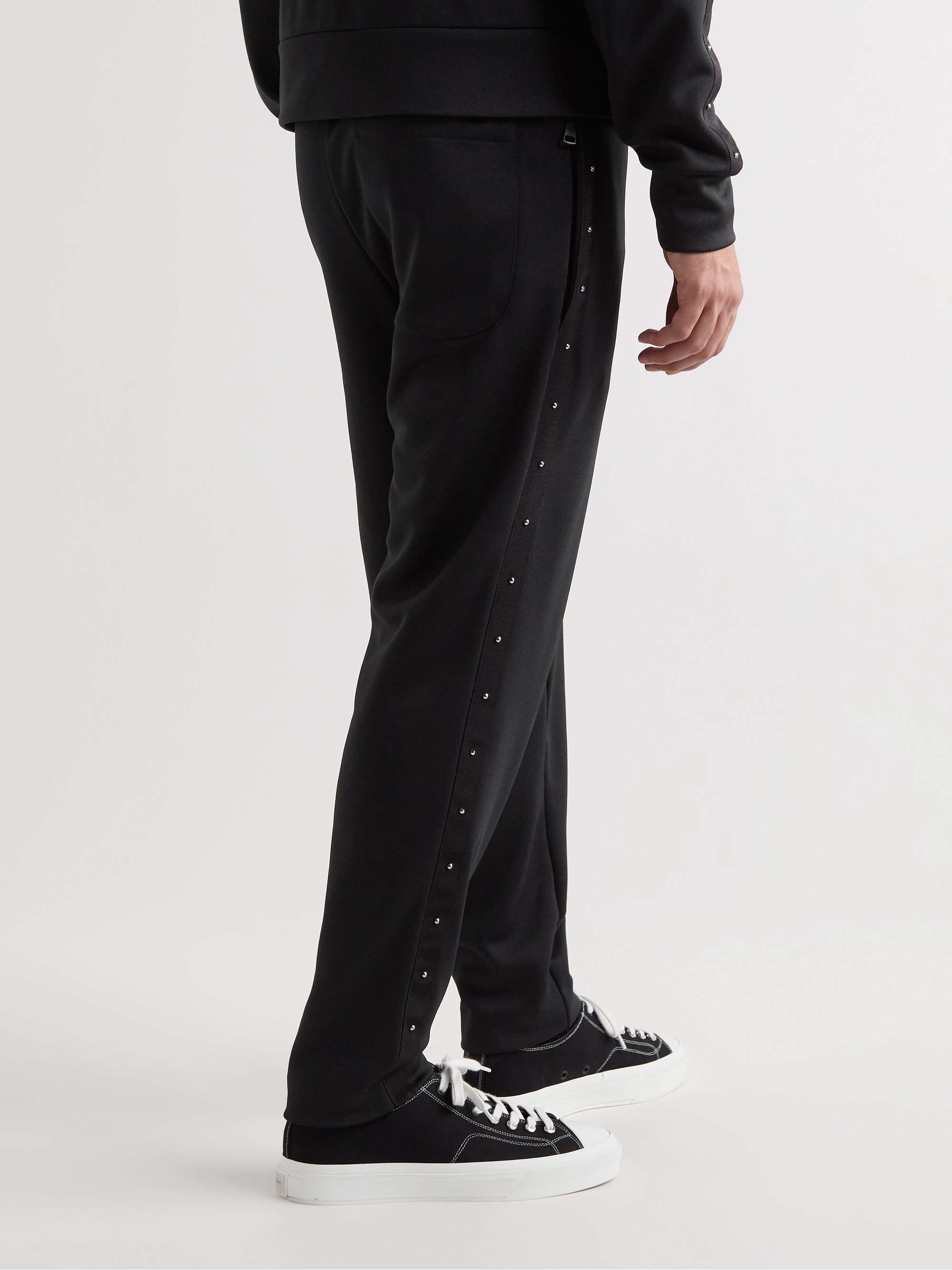 Tapered Embellished Jersey Sweatpants view