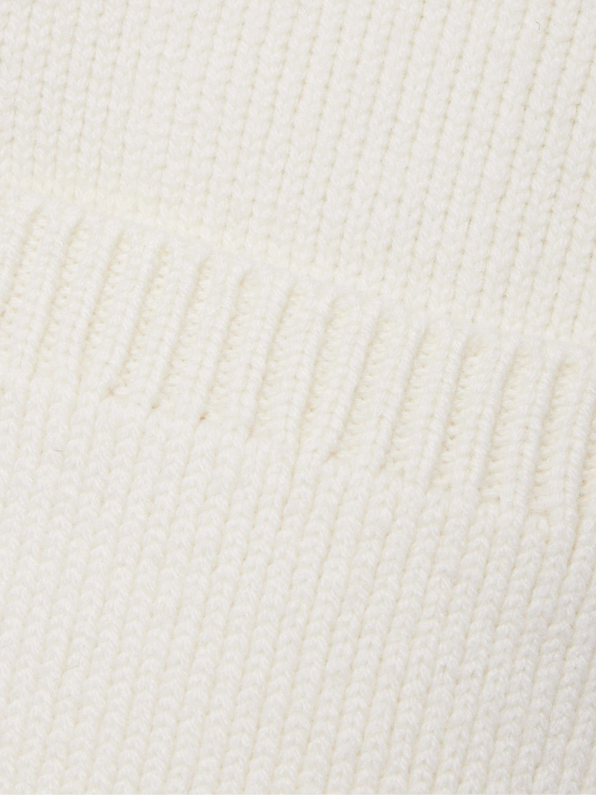 Scarlet cashmere cardigan view