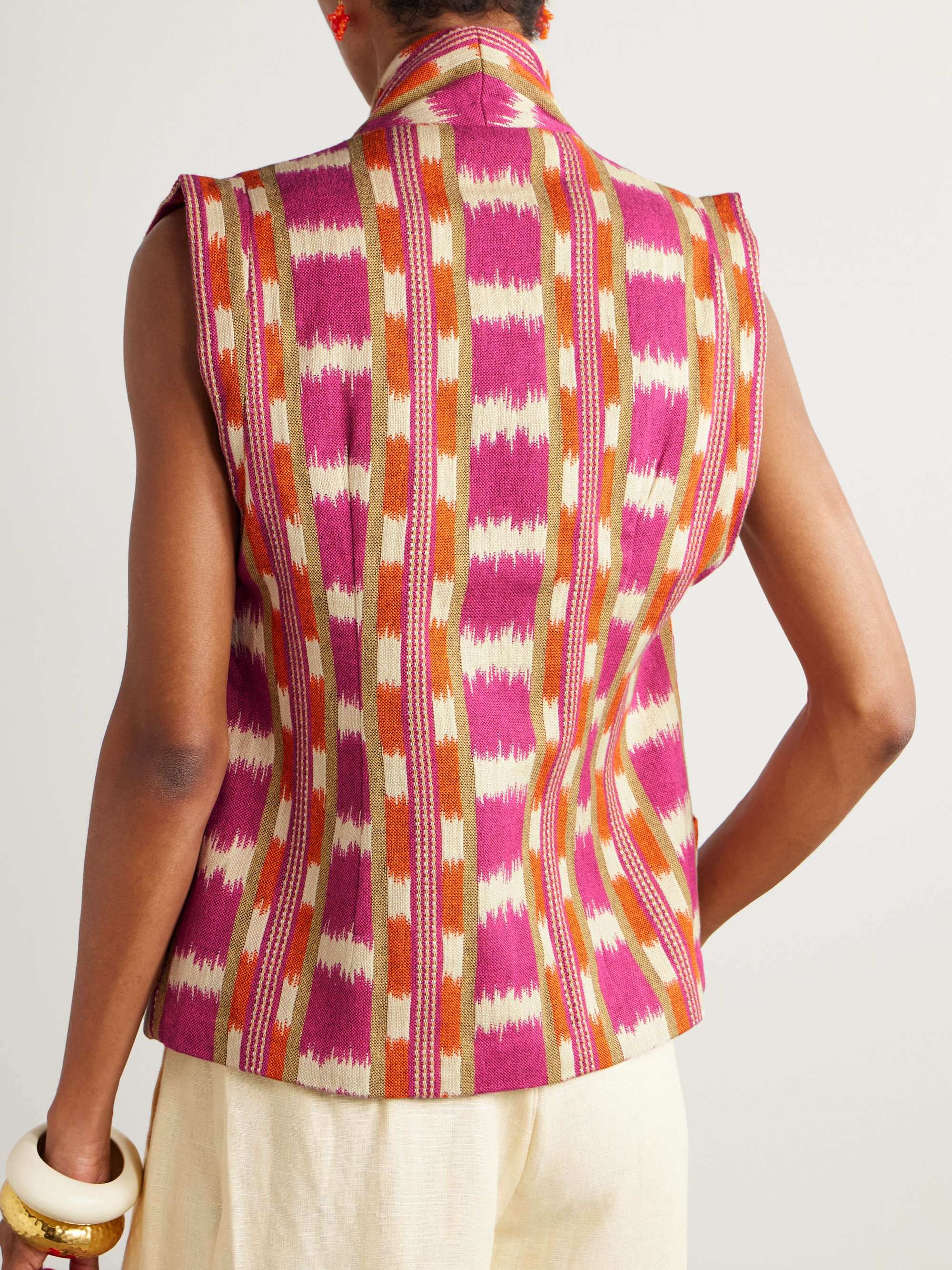 Ramatuelle jacquard vest view