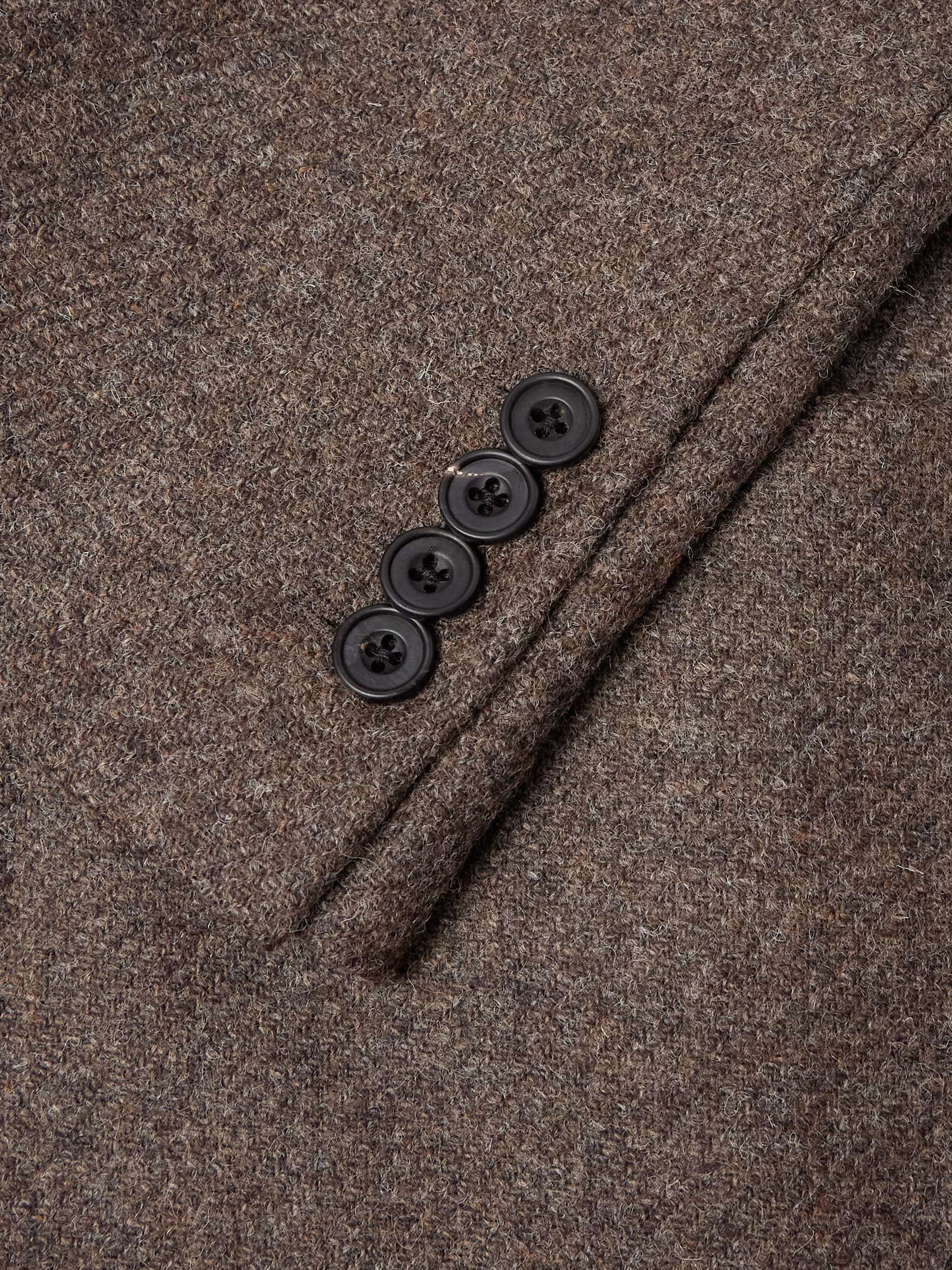 Double-Breasted Wool-Flannel Blazer view