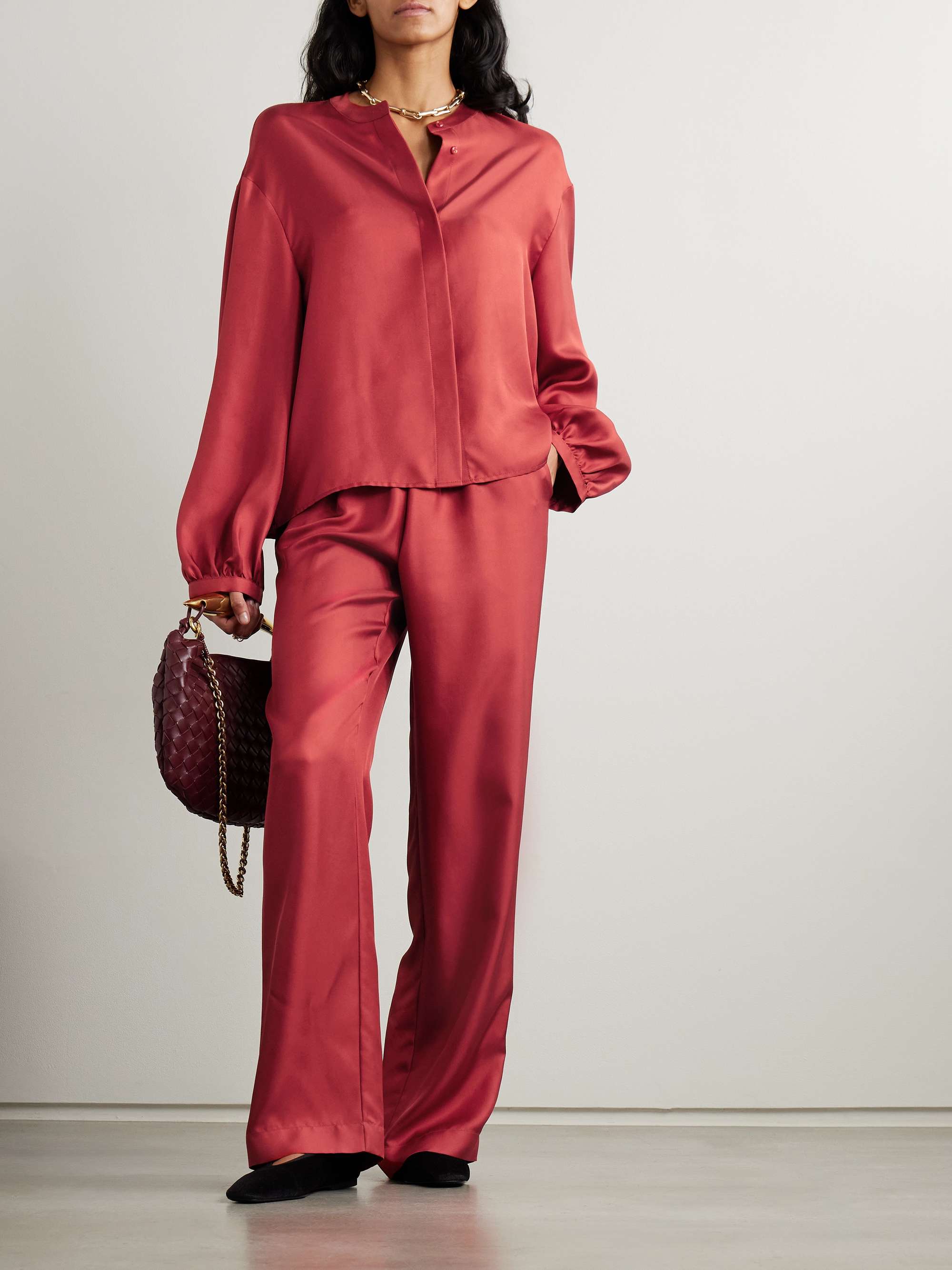 Lea silk blouse view