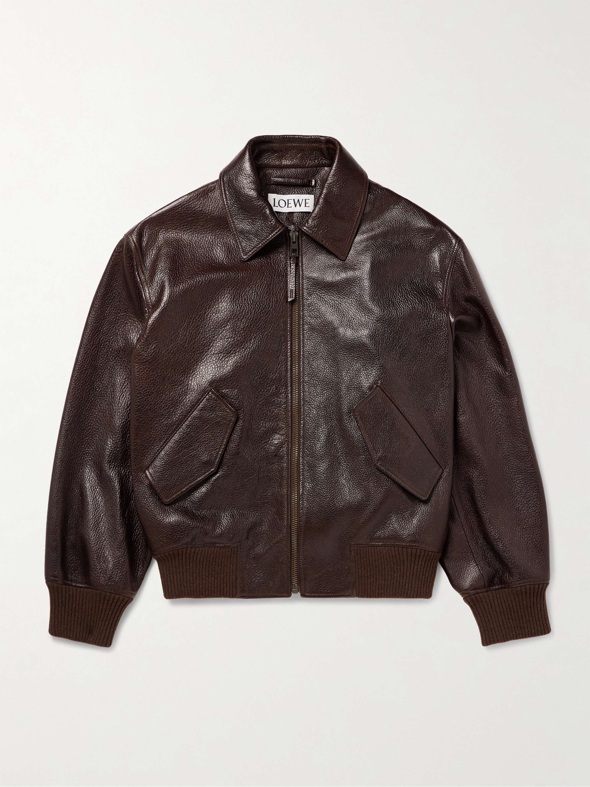 Textured-Leather Jacket hero visual