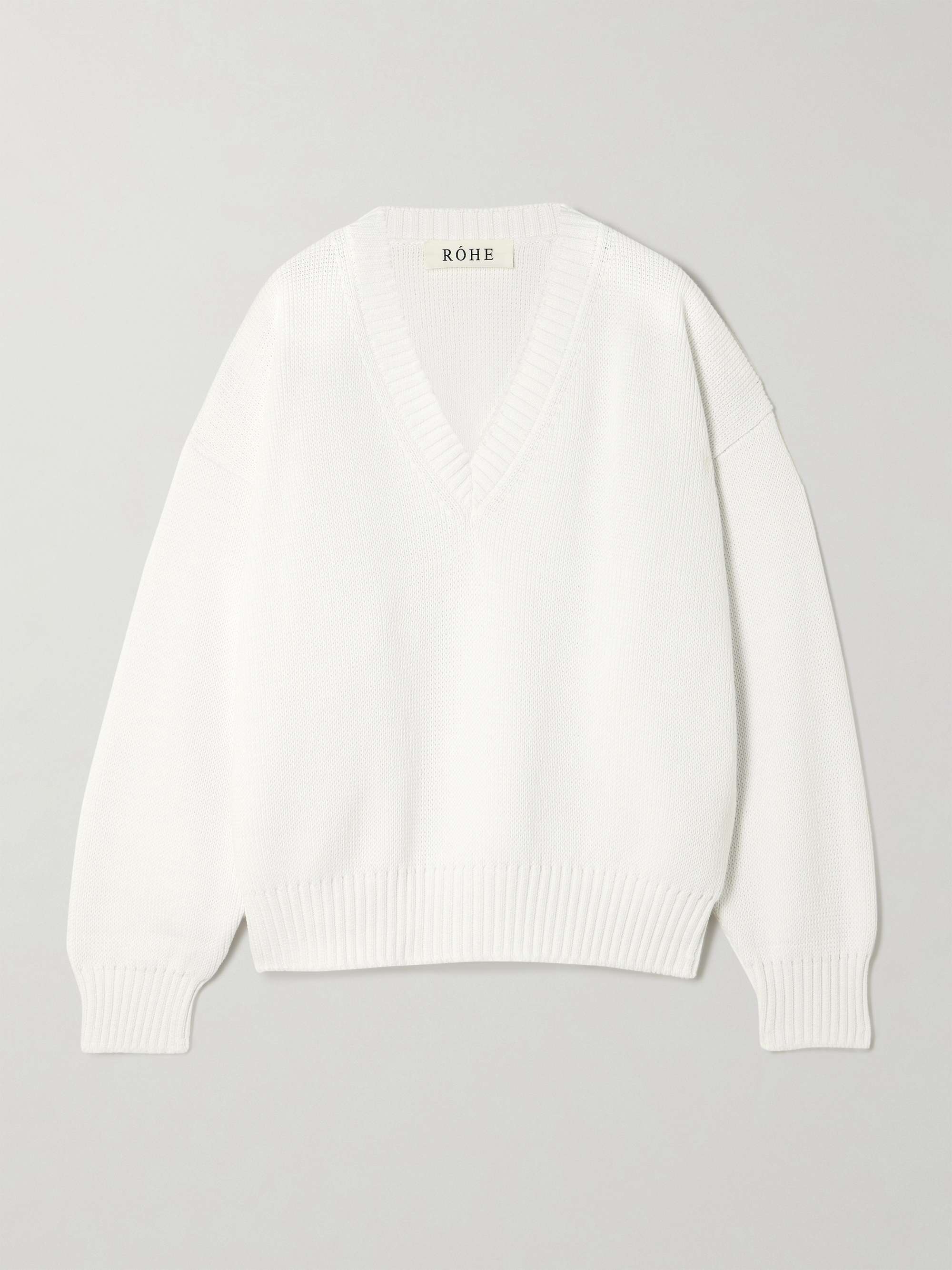 Knitted organic cotton sweater hero visual