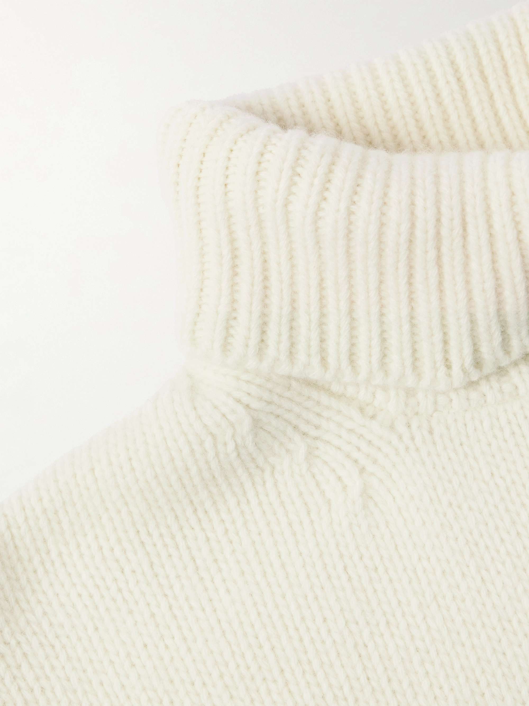 Dip-Dyed Wool Rollneck Sweater view