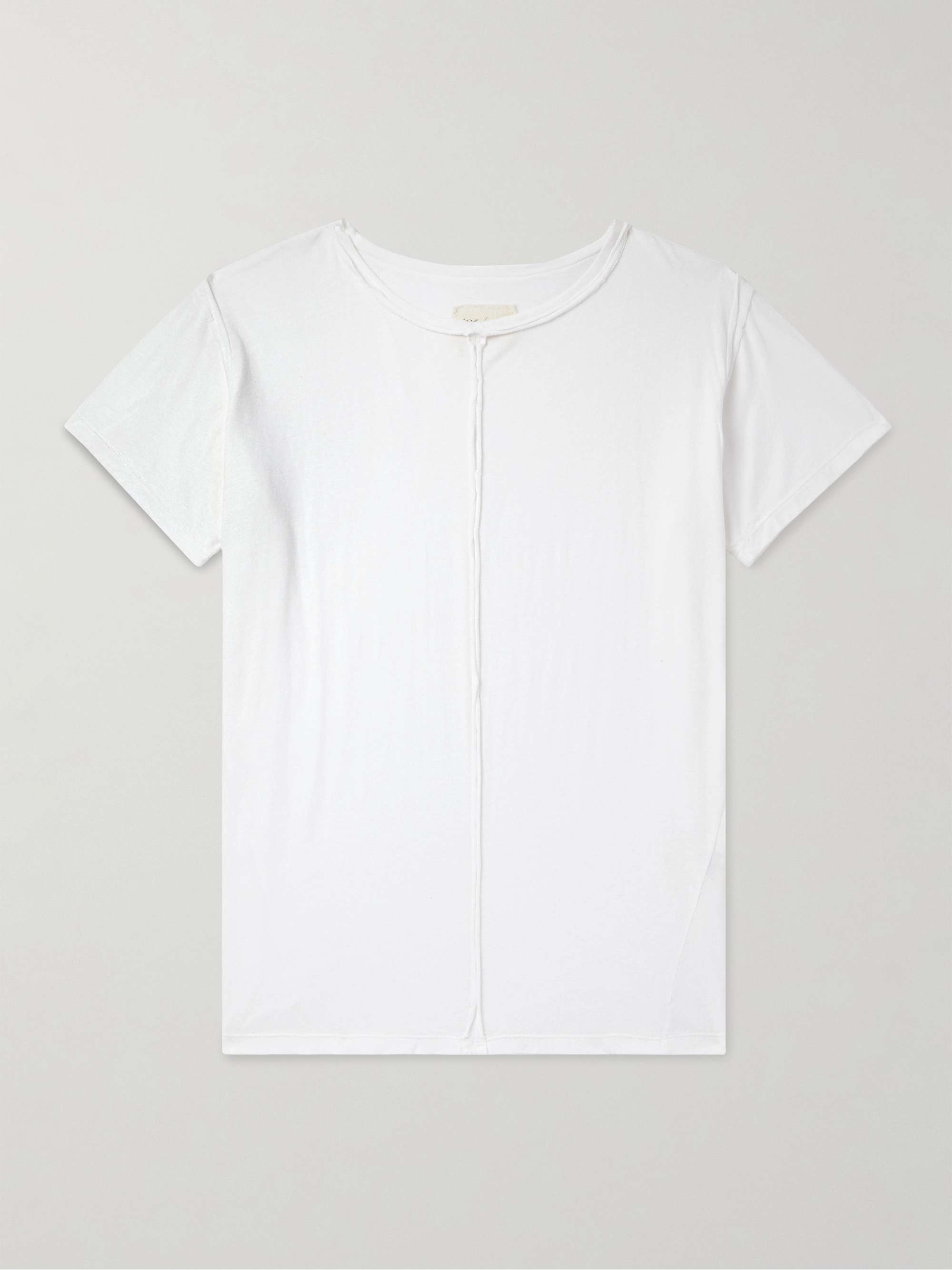 Panelled Cotton-Jersey T-Shirt hero visual