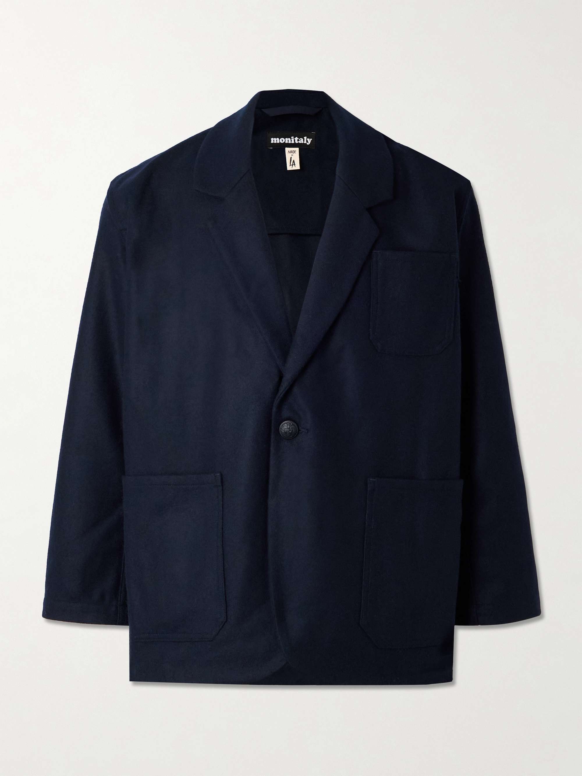 Wool-Blend Suit Jacket hero visual