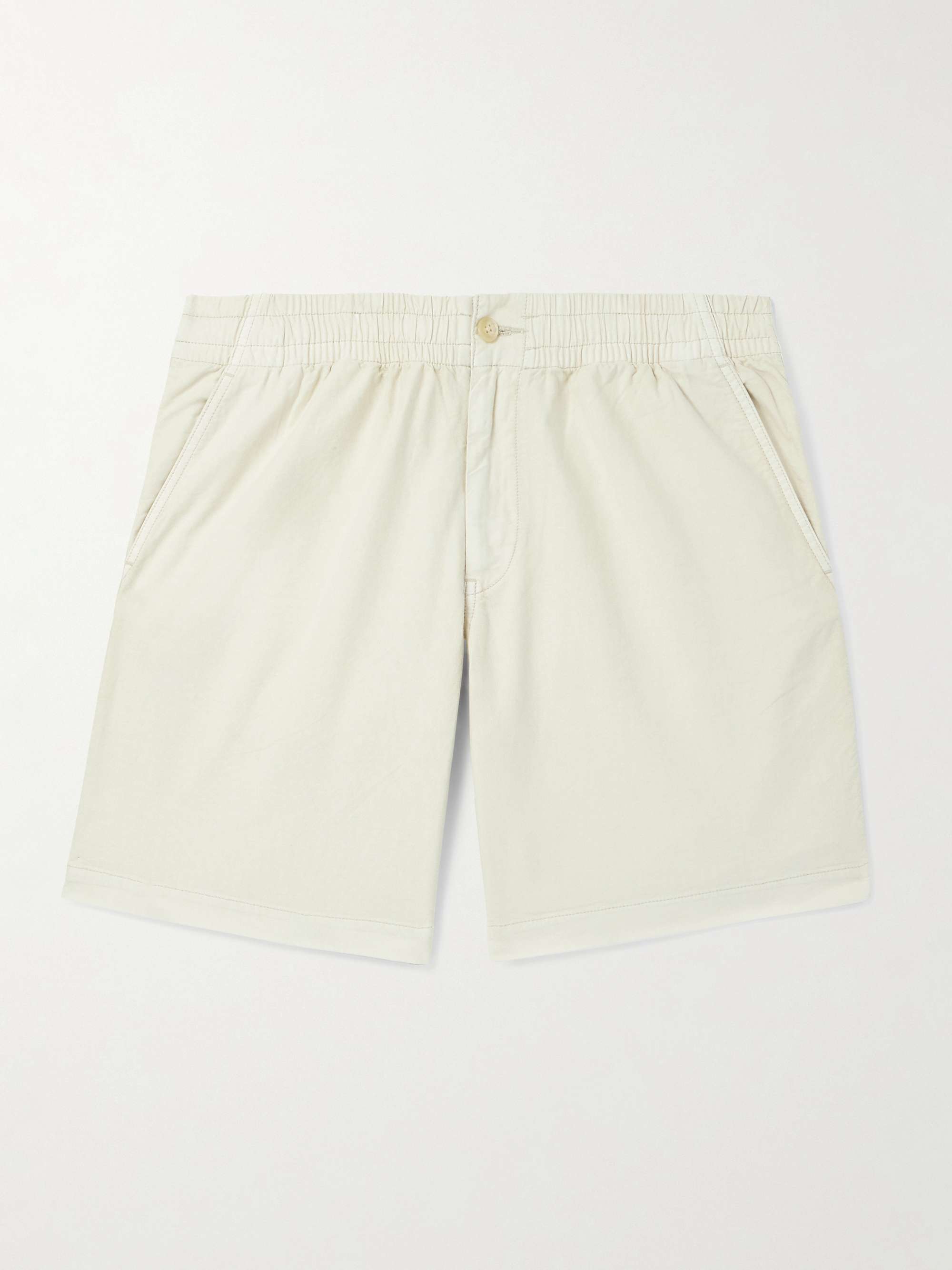 Prepster Straight-Leg Mineral-Dyed Cotton Oxford Shorts hero visual
