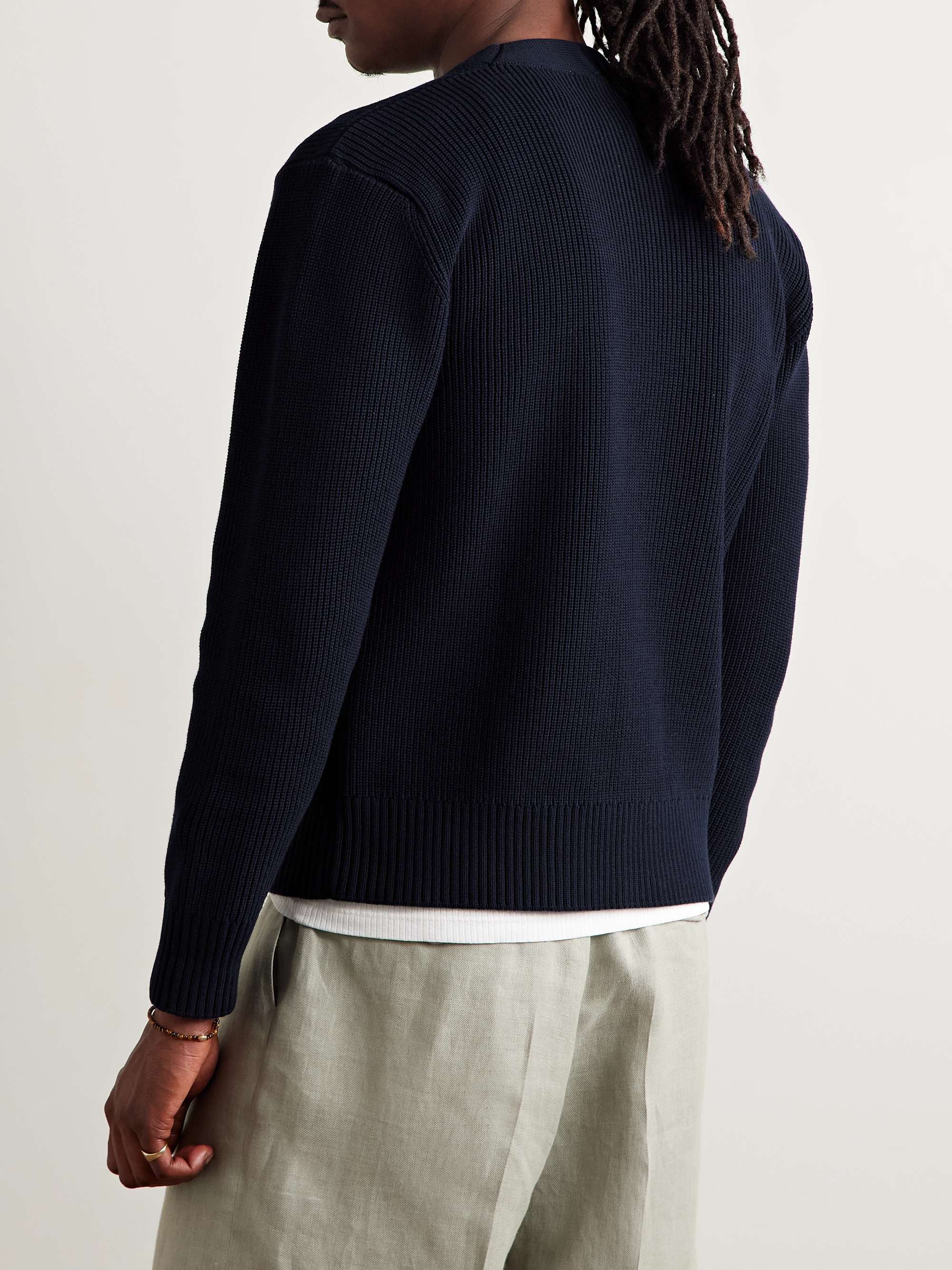 Ribbed Cotton Cardigan view