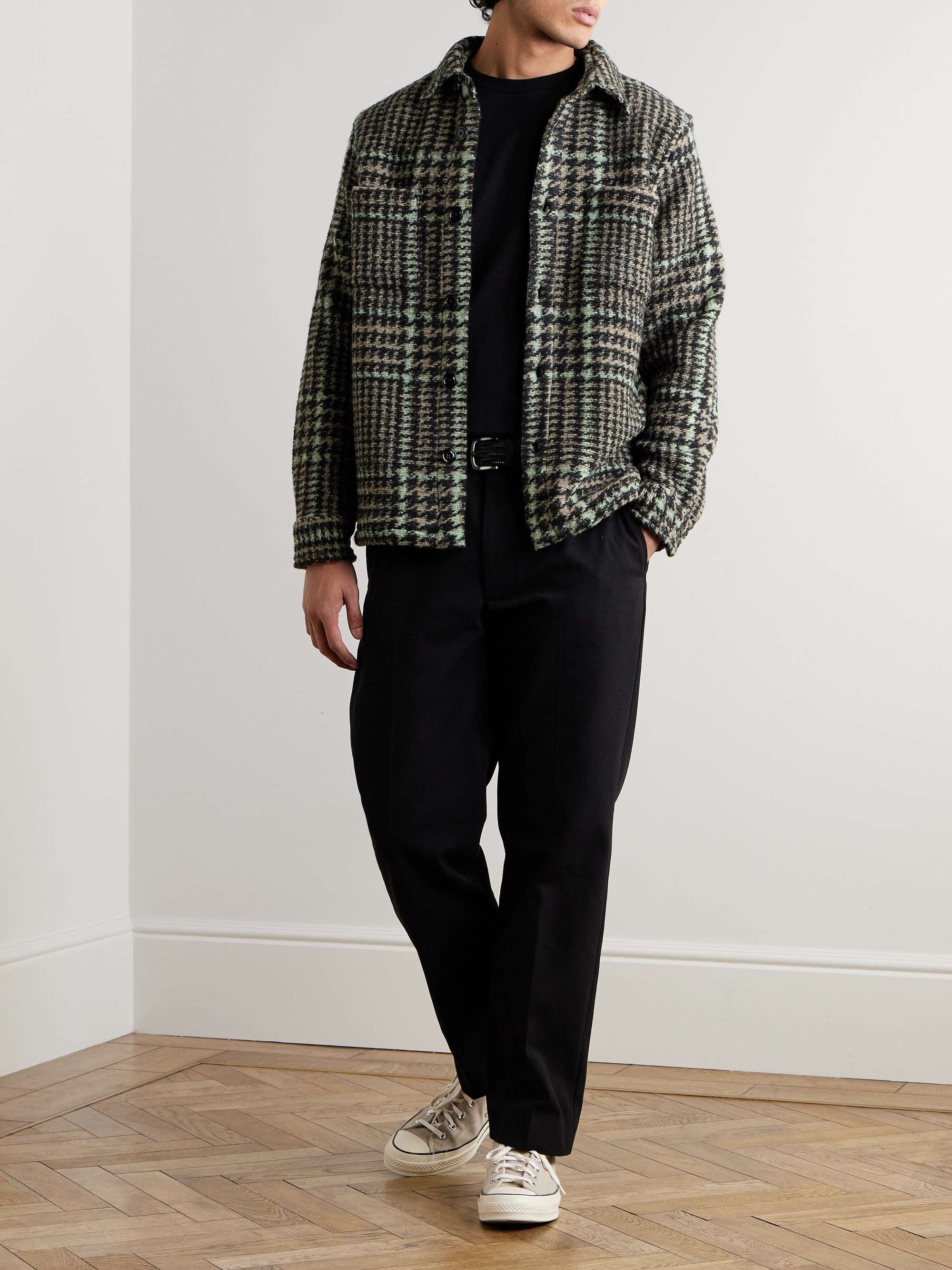 Gales Checked Knitted Overshirt view