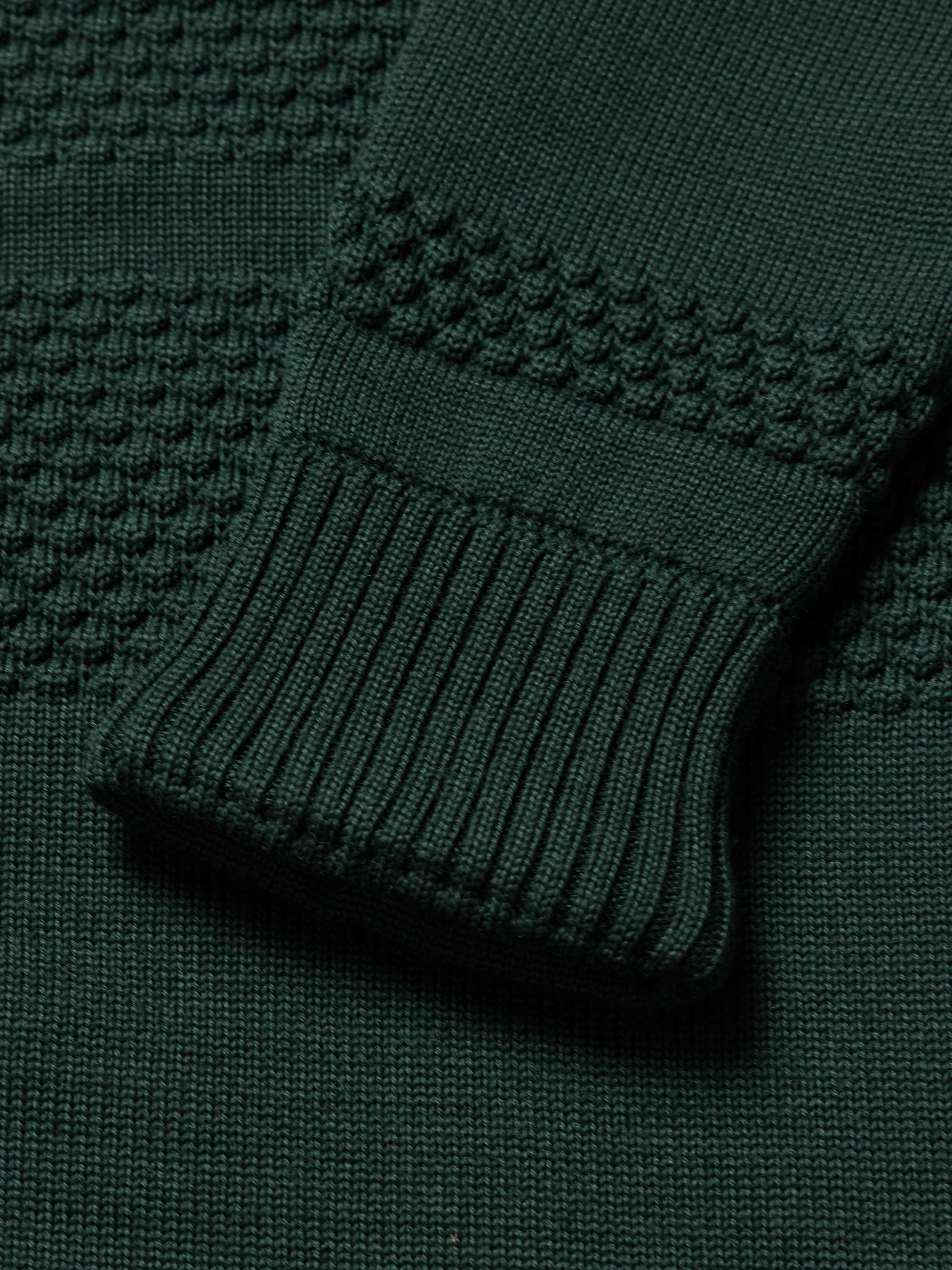 Virgin Wool Zip-Up Cardigan view