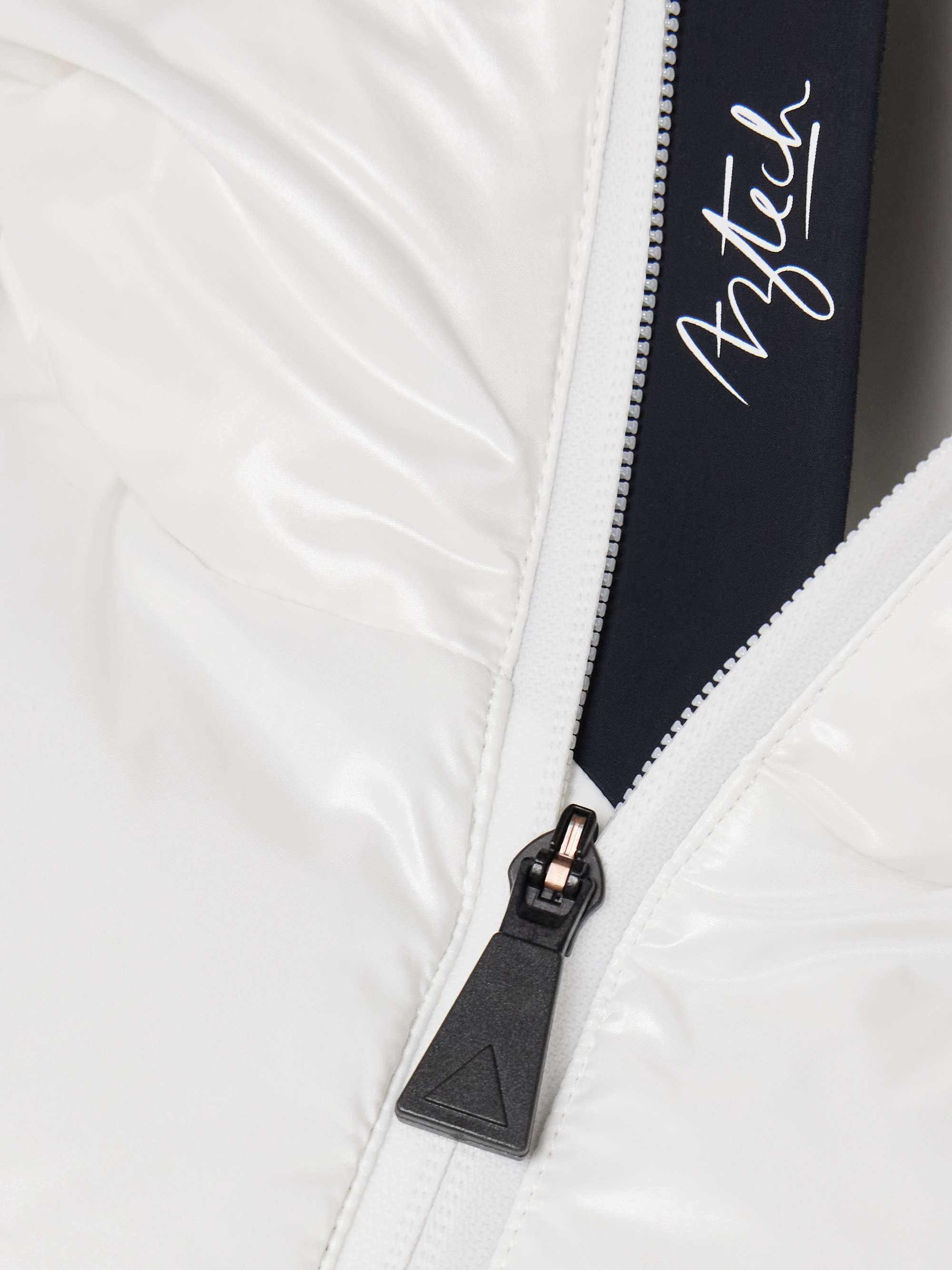 Daisy Nuke hooded padded metallic down ski jacket view