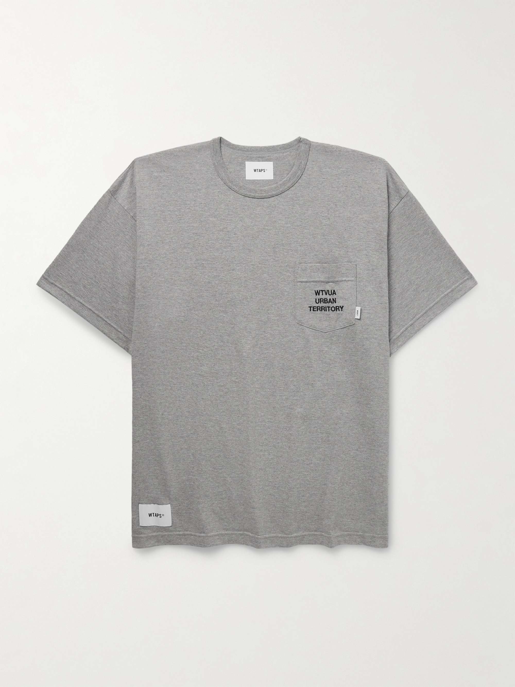 Logo-Appliquéd Embroidered Cotton-Blend Jersey T-Shirt hero visual