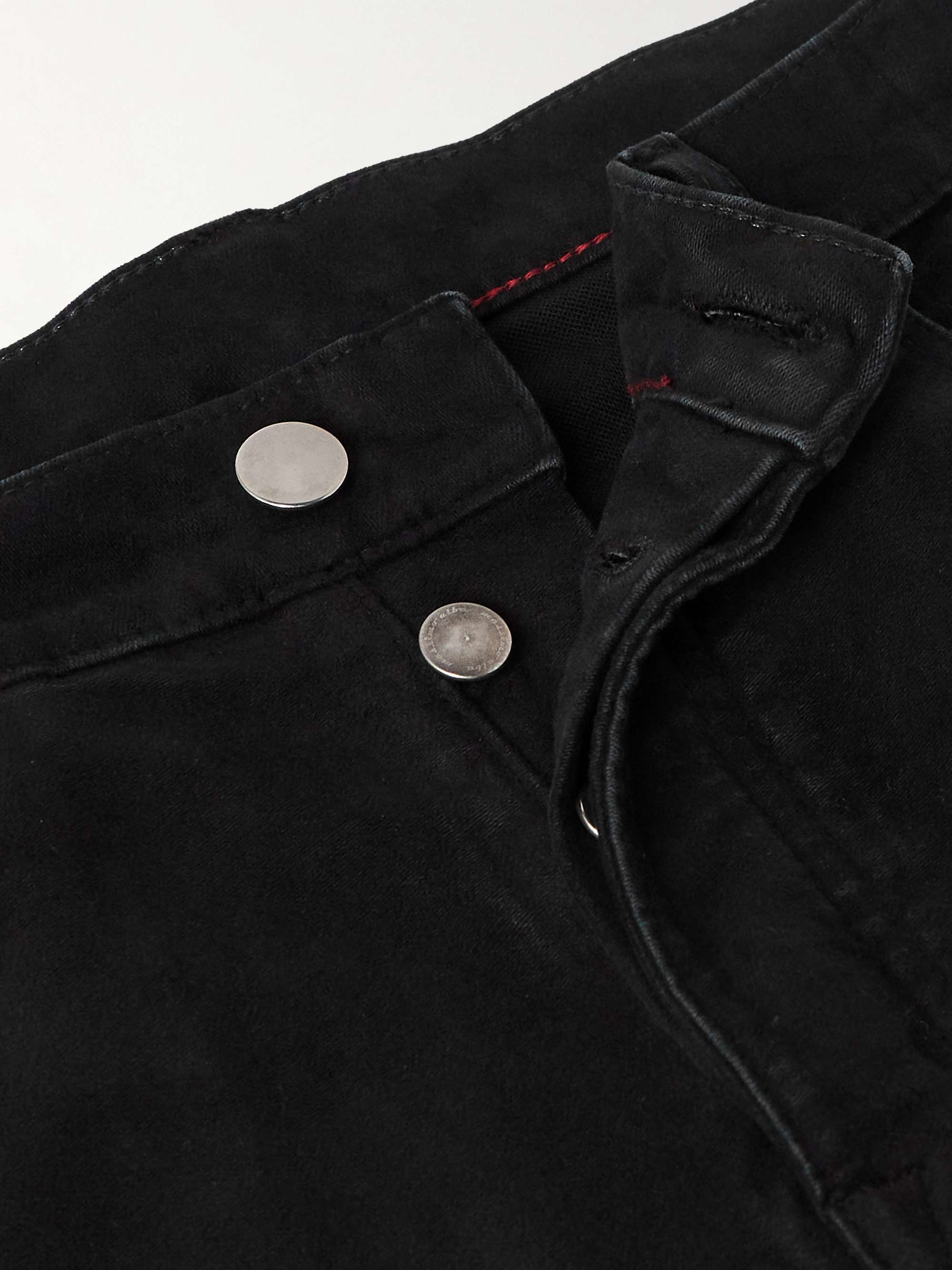 Alunga Slim-Fit Cotton-Moleskin Trousers view