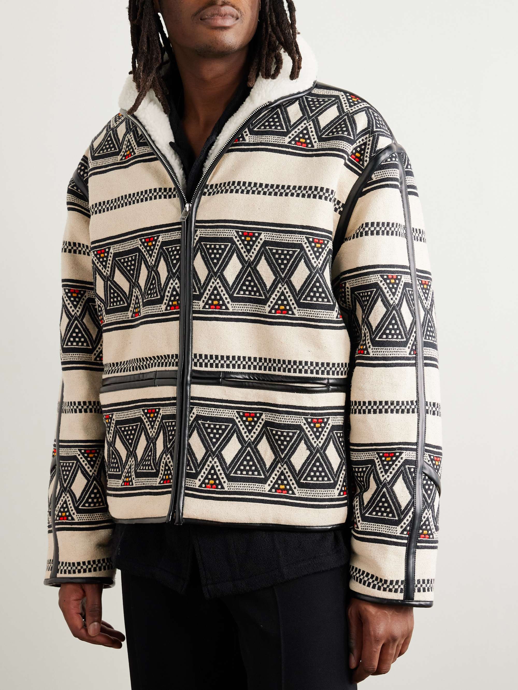Nelkis Cotton-Jacquard Jacket view