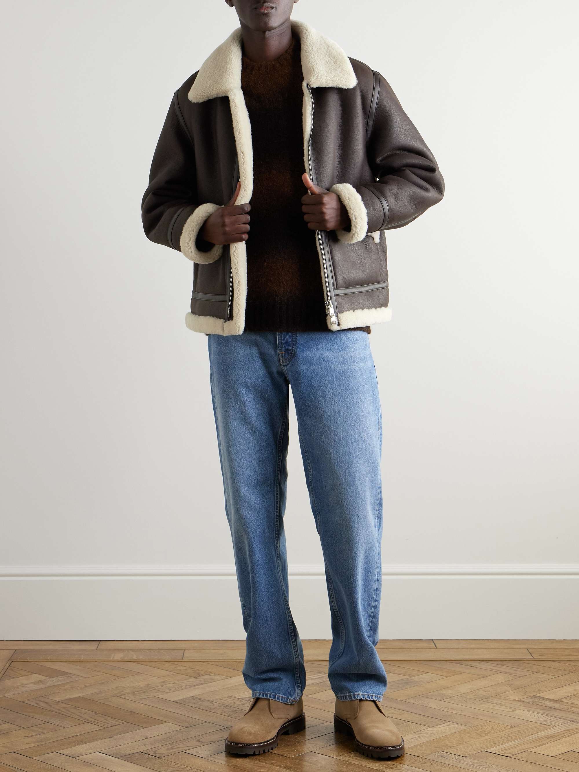 Shearling Aviator Jacket view