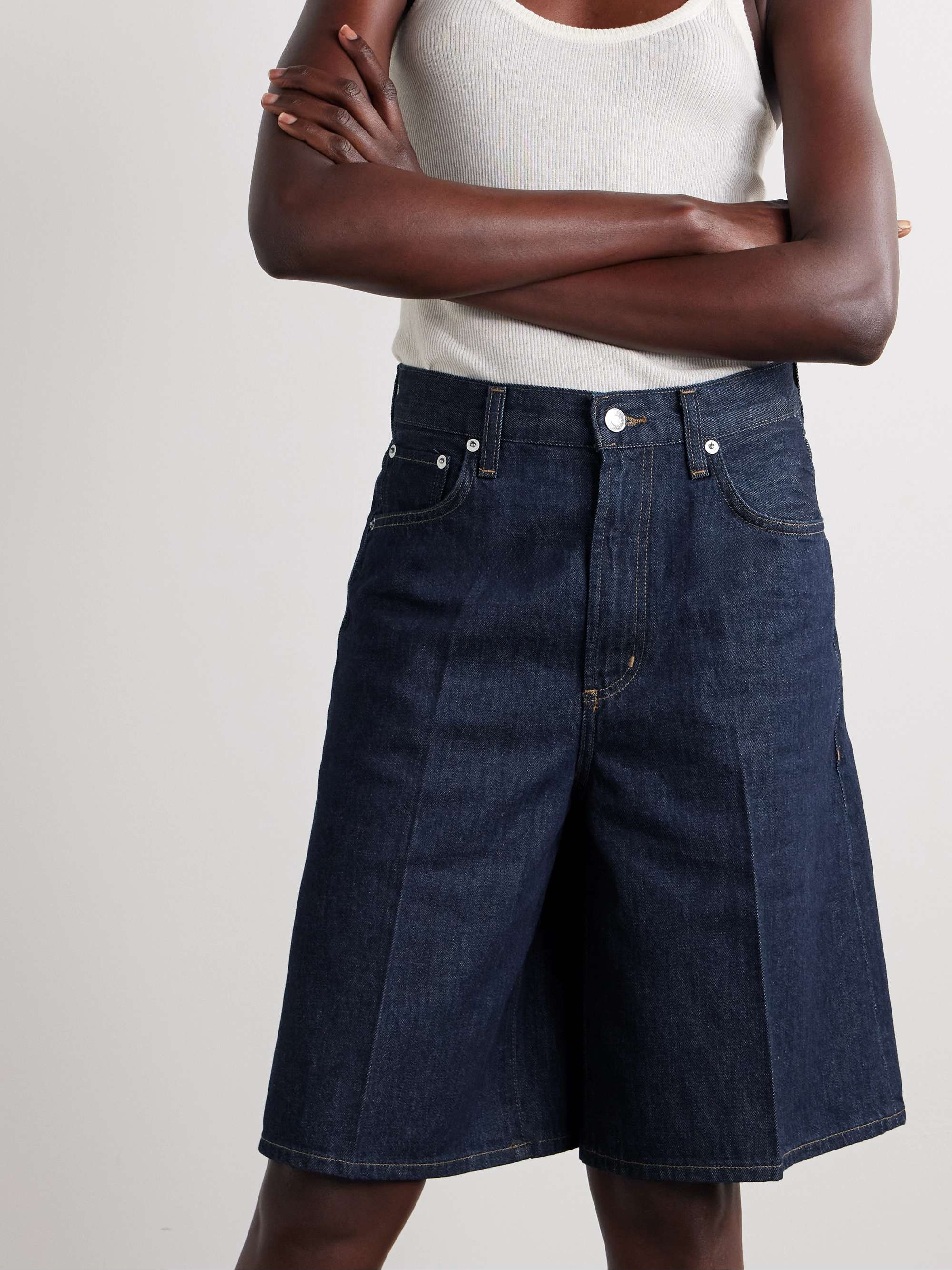 Nolan organic denim shorts view