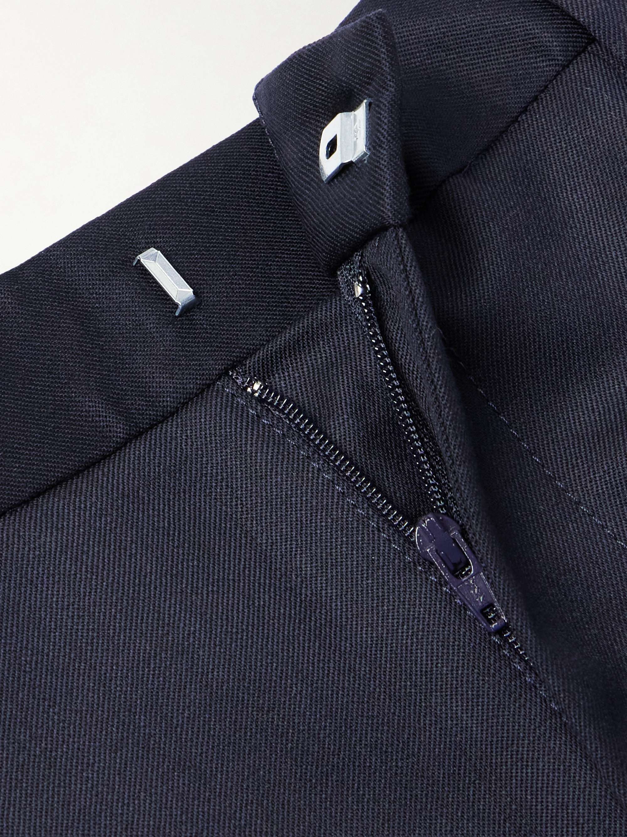 Massimo Straight-Leg Wool-Twill Suit Trousers view
